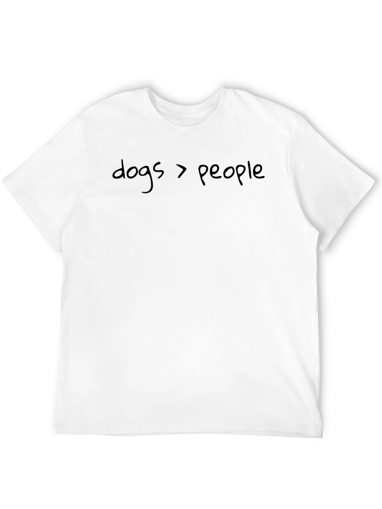 Dogs > People Graphic Tee - Black