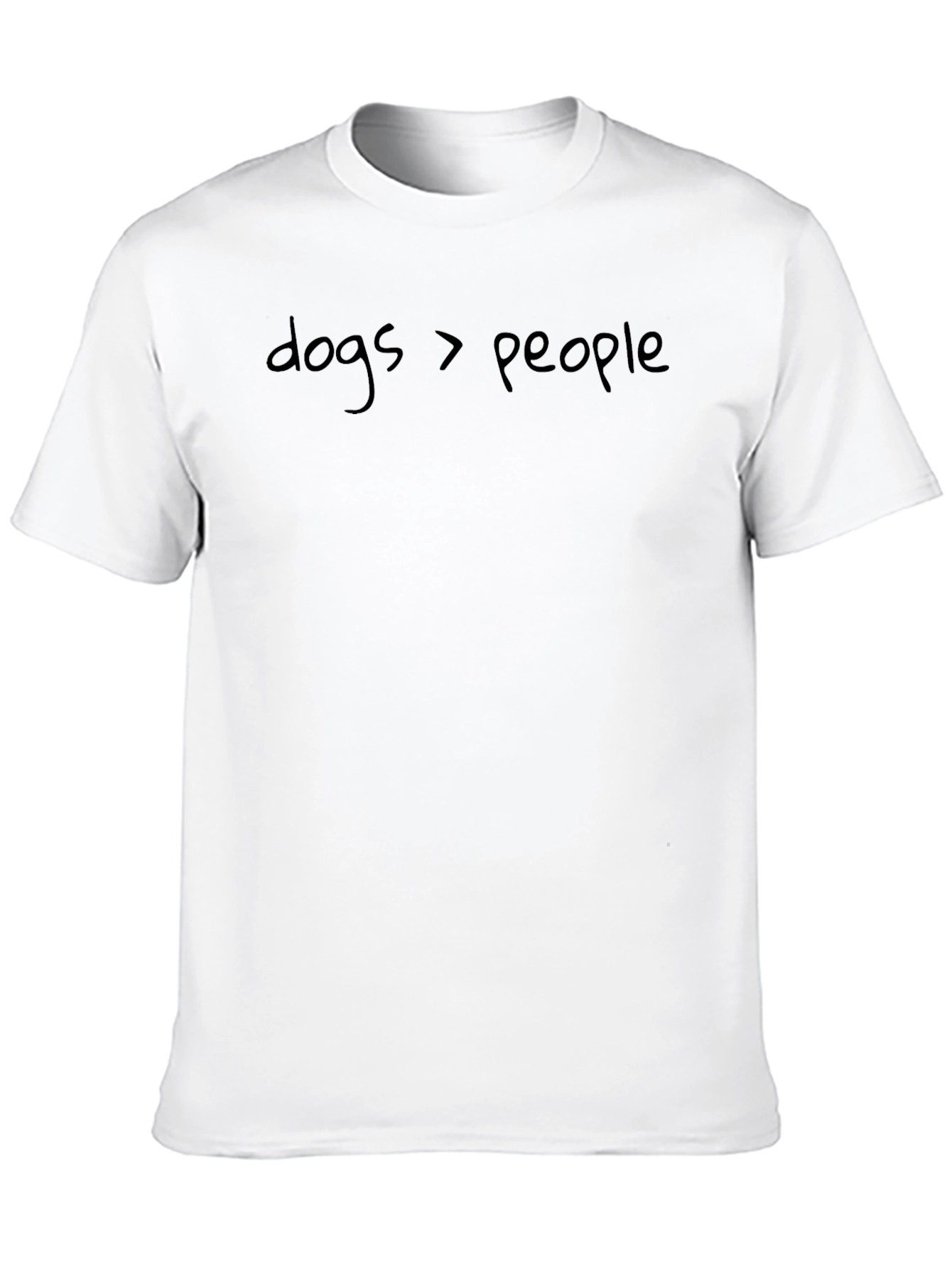 Dogs > People Graphic Tee - Black