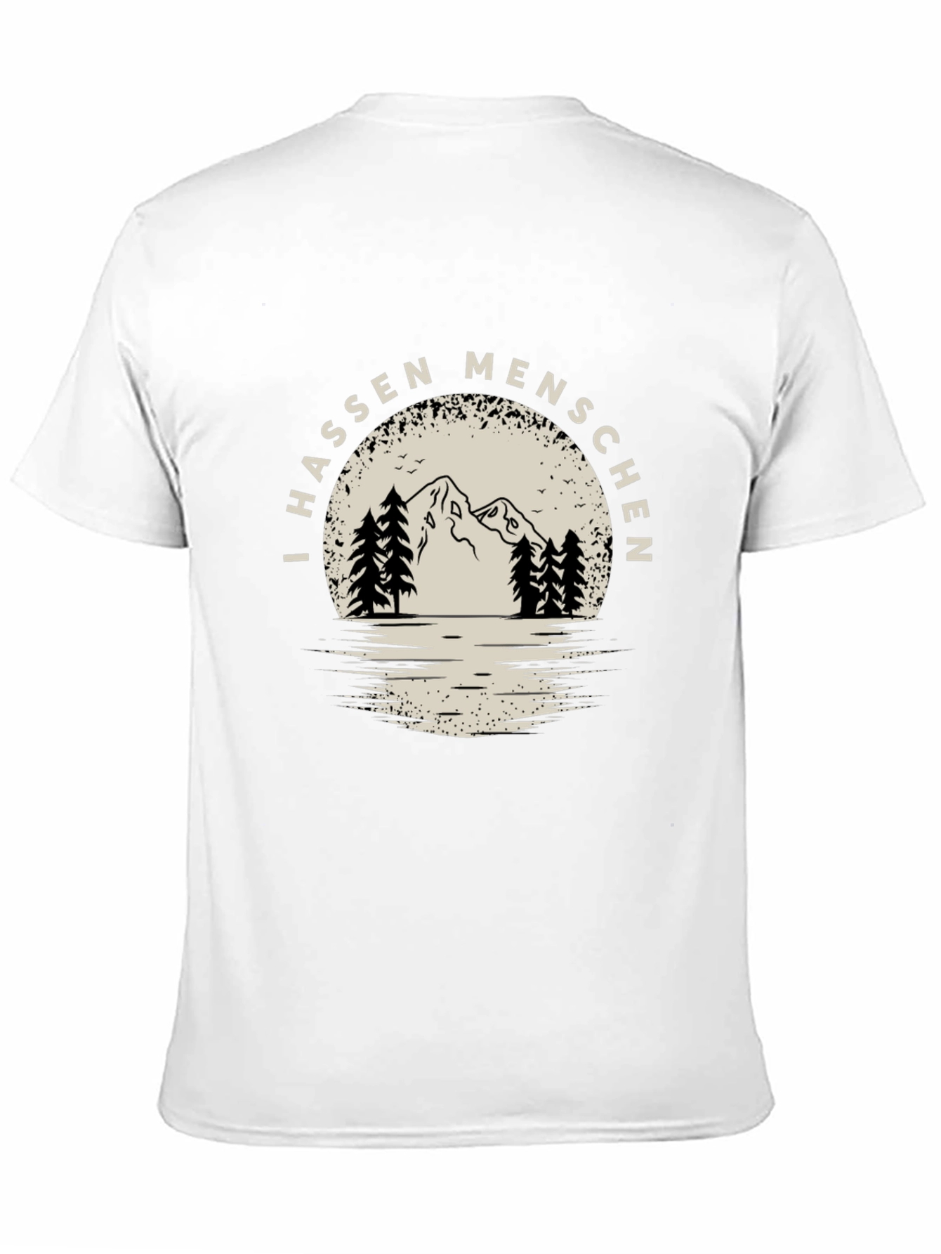 I Hassen Menschen T-Shirt - Outdoor Mountain Design