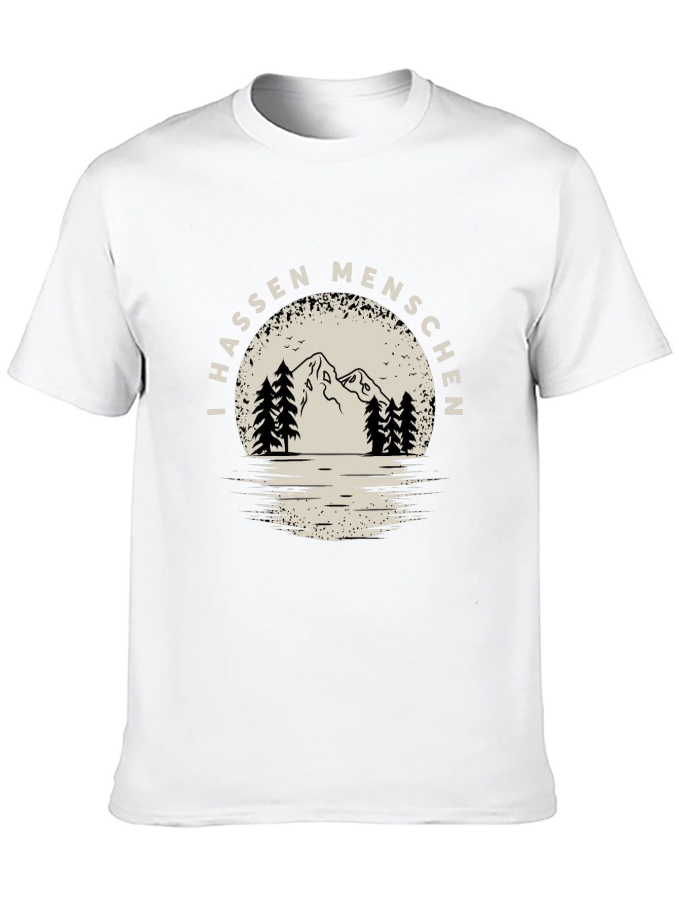 I Hassen Menschen T-Shirt - Outdoor Mountain Design