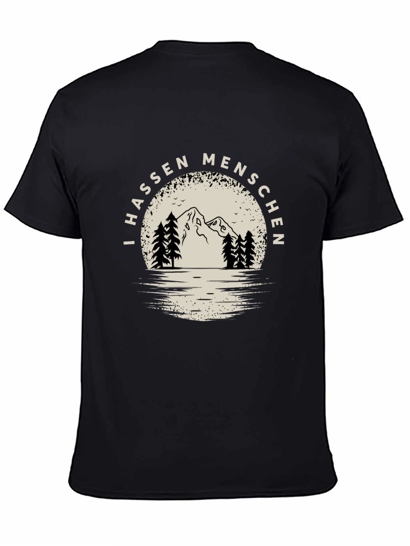 I Hassen Menschen T-Shirt - Outdoor Mountain Design