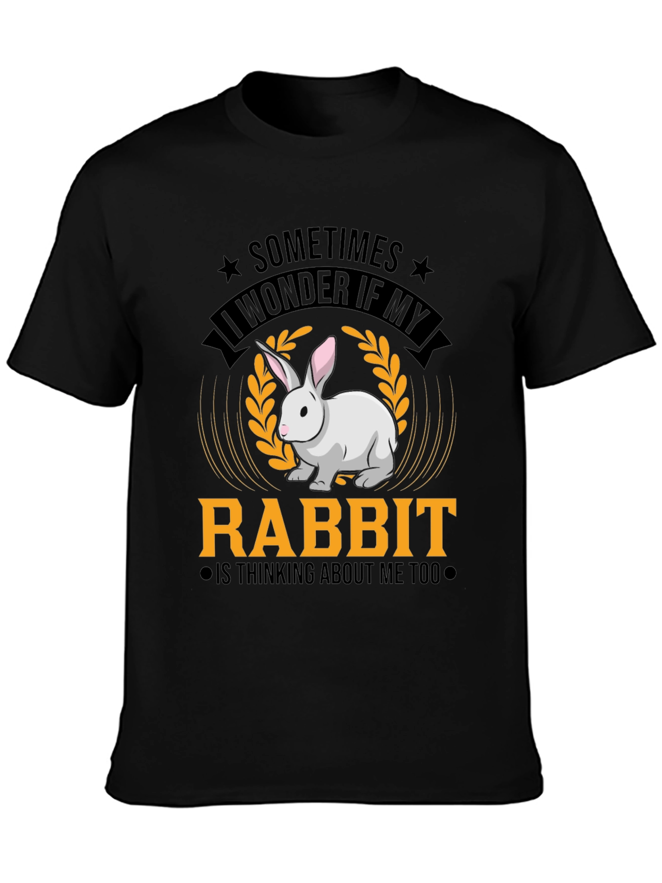 Funny Rabbit Graphic T-Shirt - Cute Pet Lover Tee
