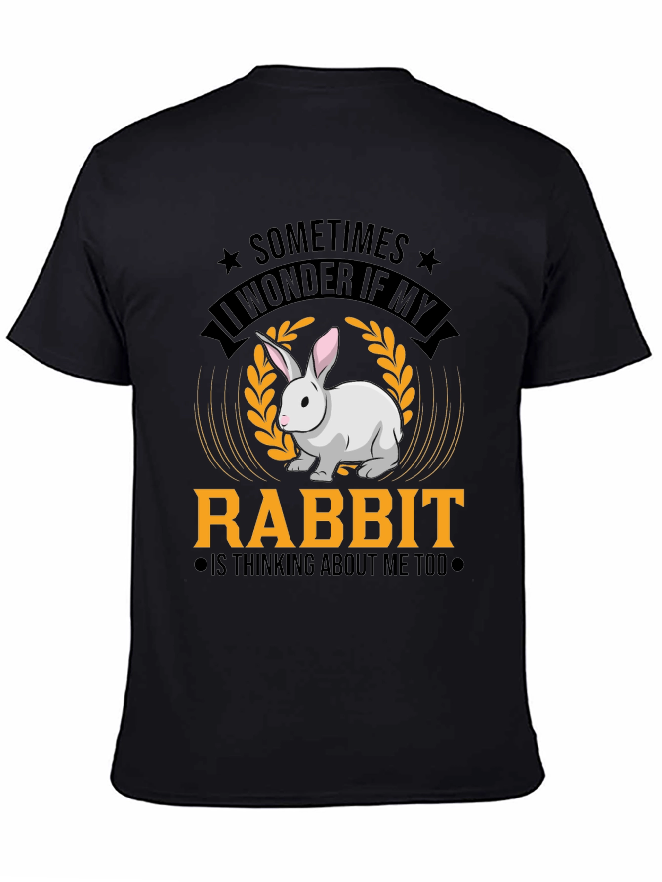 Funny Rabbit Graphic T-Shirt - Cute Pet Lover Tee