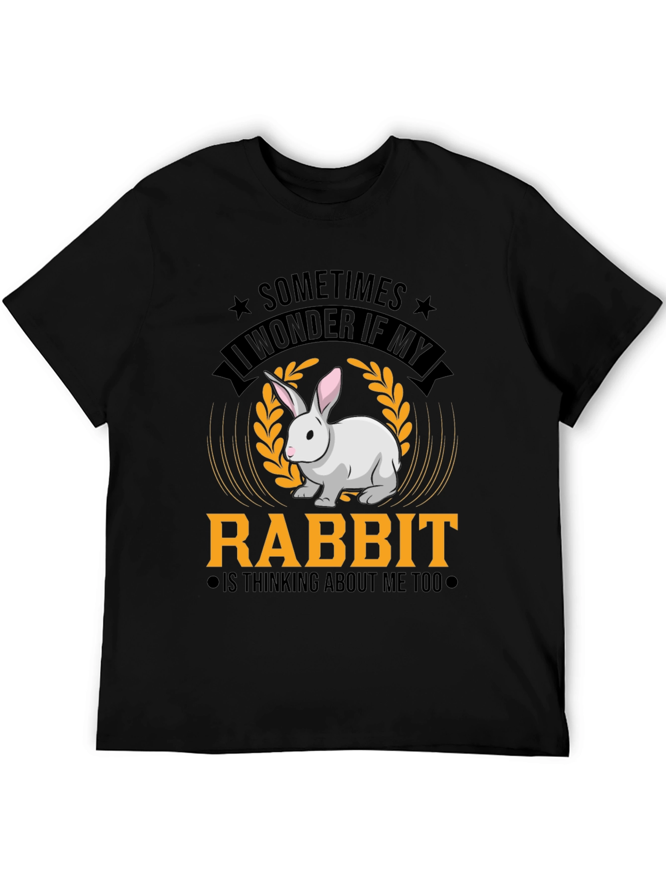 Funny Rabbit Graphic T-Shirt - Cute Pet Lover Tee