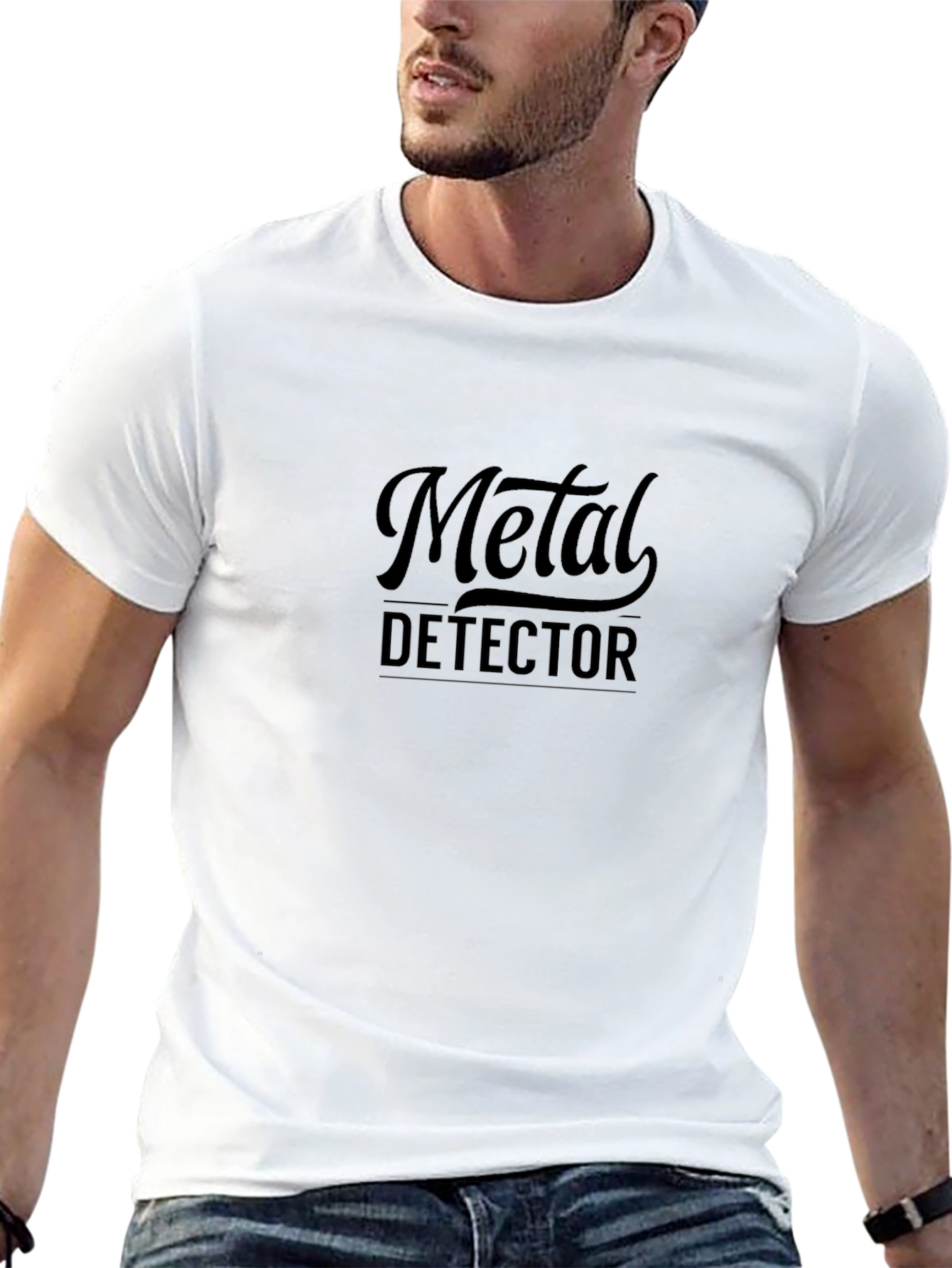 Metal Detector Black T-Shirt