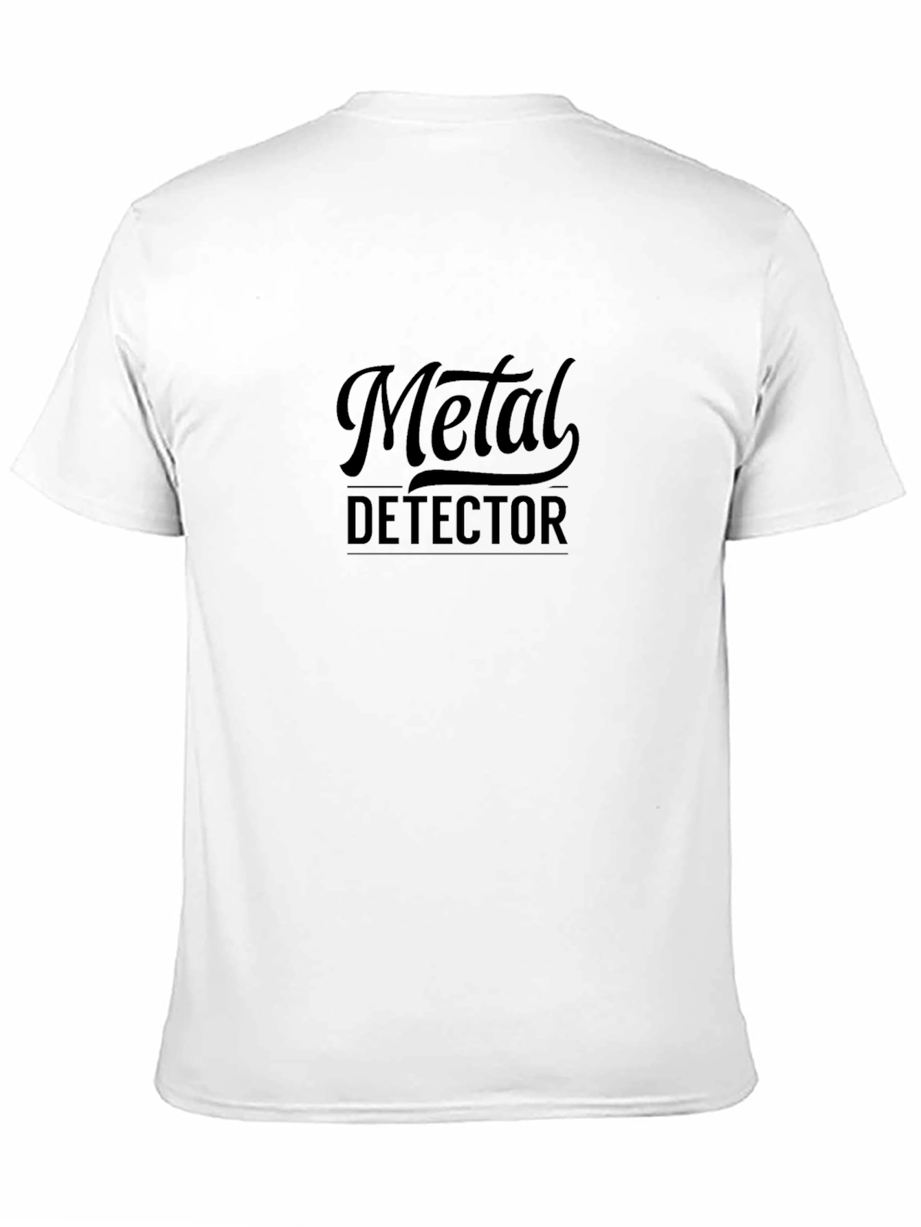 Metal Detector Black T-Shirt