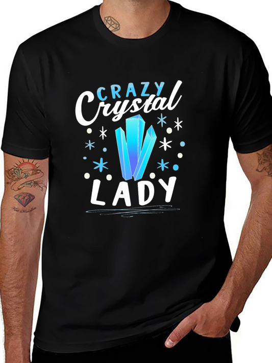 Crazy Crystal Lady Graphic T-Shirt