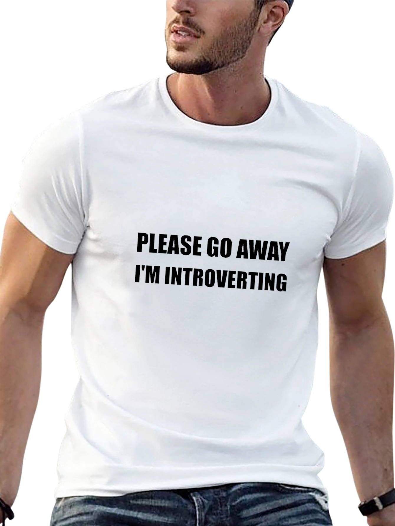 Introverting T-Shirt - Please Go Away Tee