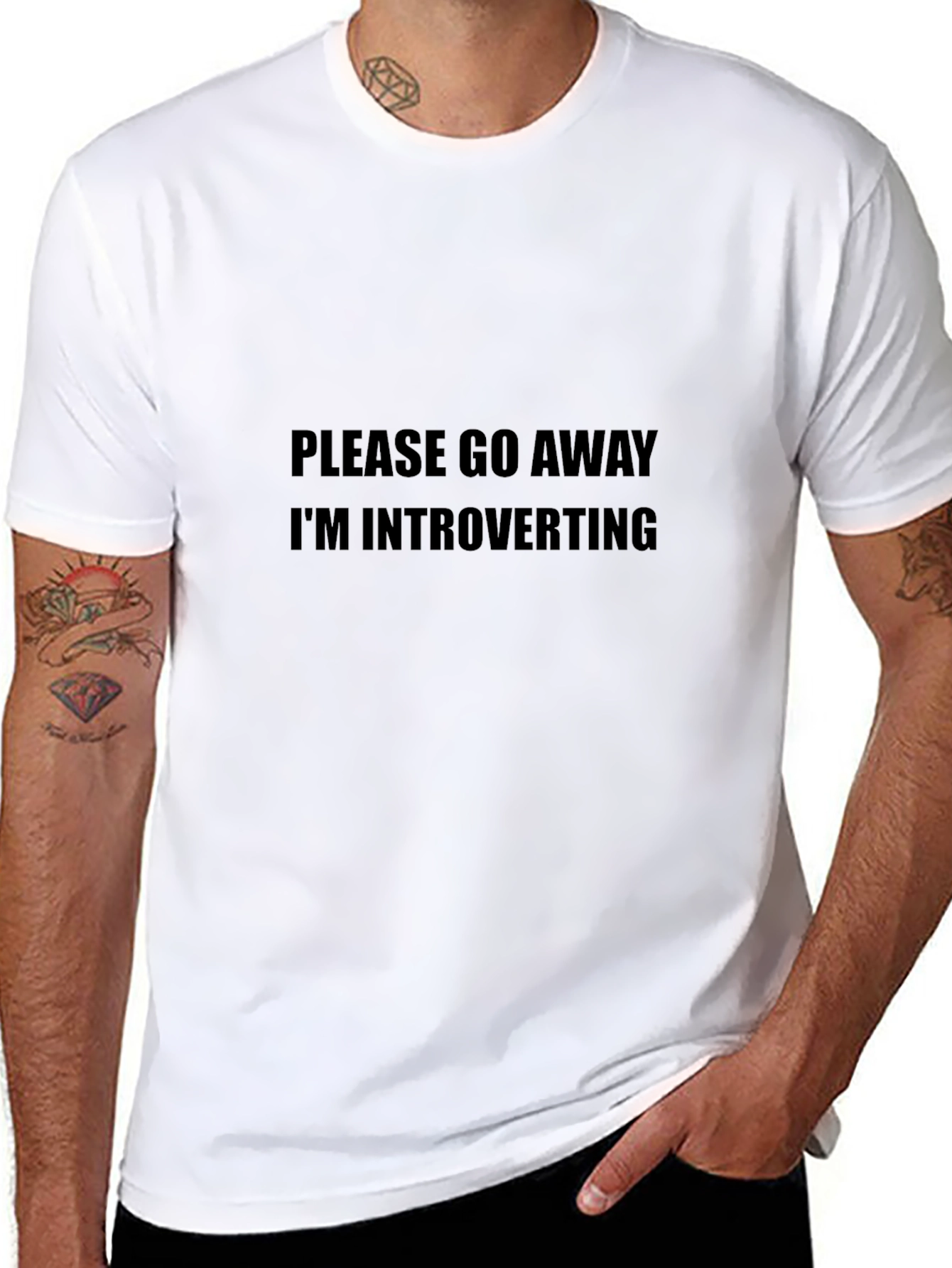 Introverting T-Shirt - Please Go Away Tee