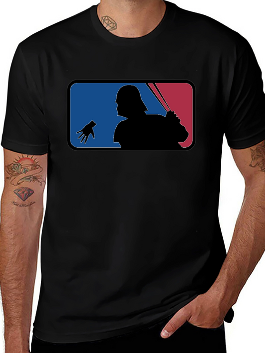 Darth Vader Baseball Graphic Tee - Dark Side Fan Apparel