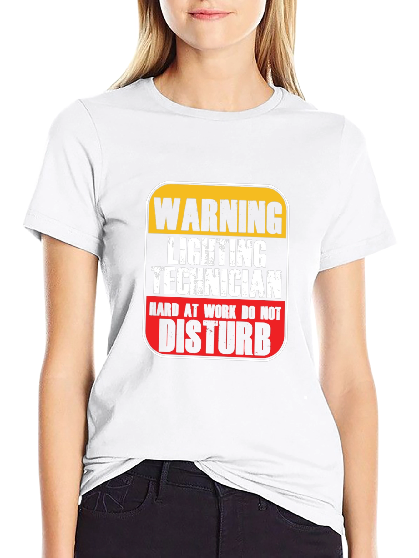 Warning Lighting Technician T-Shirt
