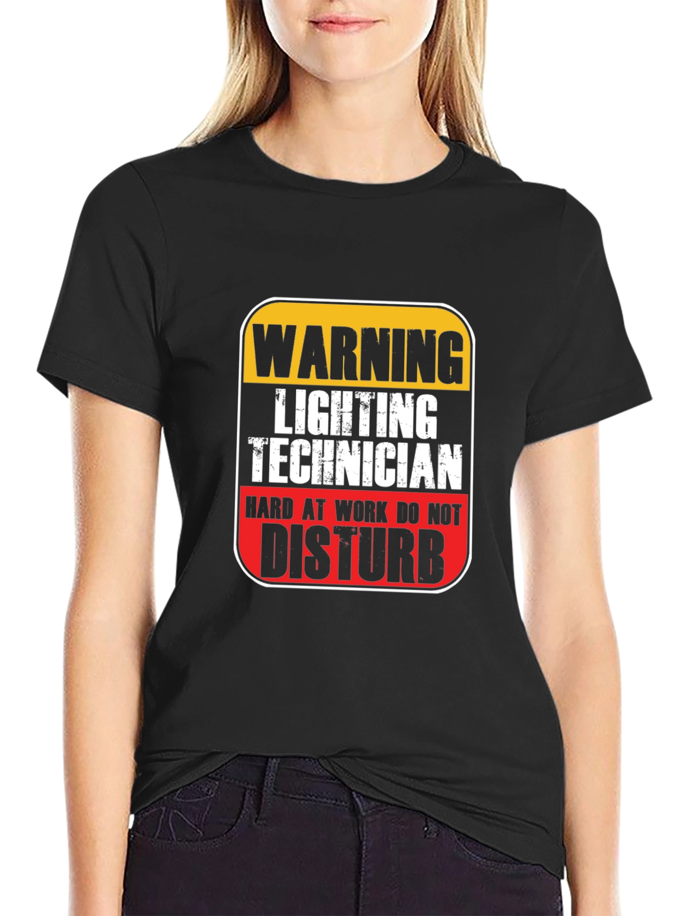 Warning Lighting Technician T-Shirt