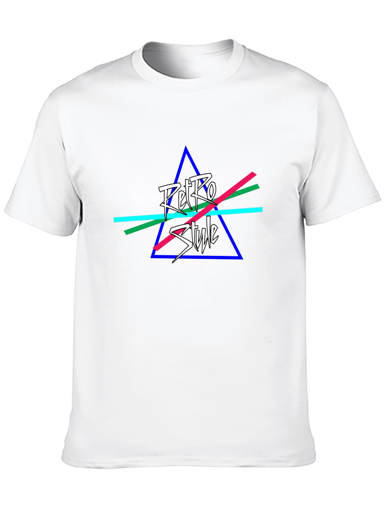 Retro Style Black T-Shirt