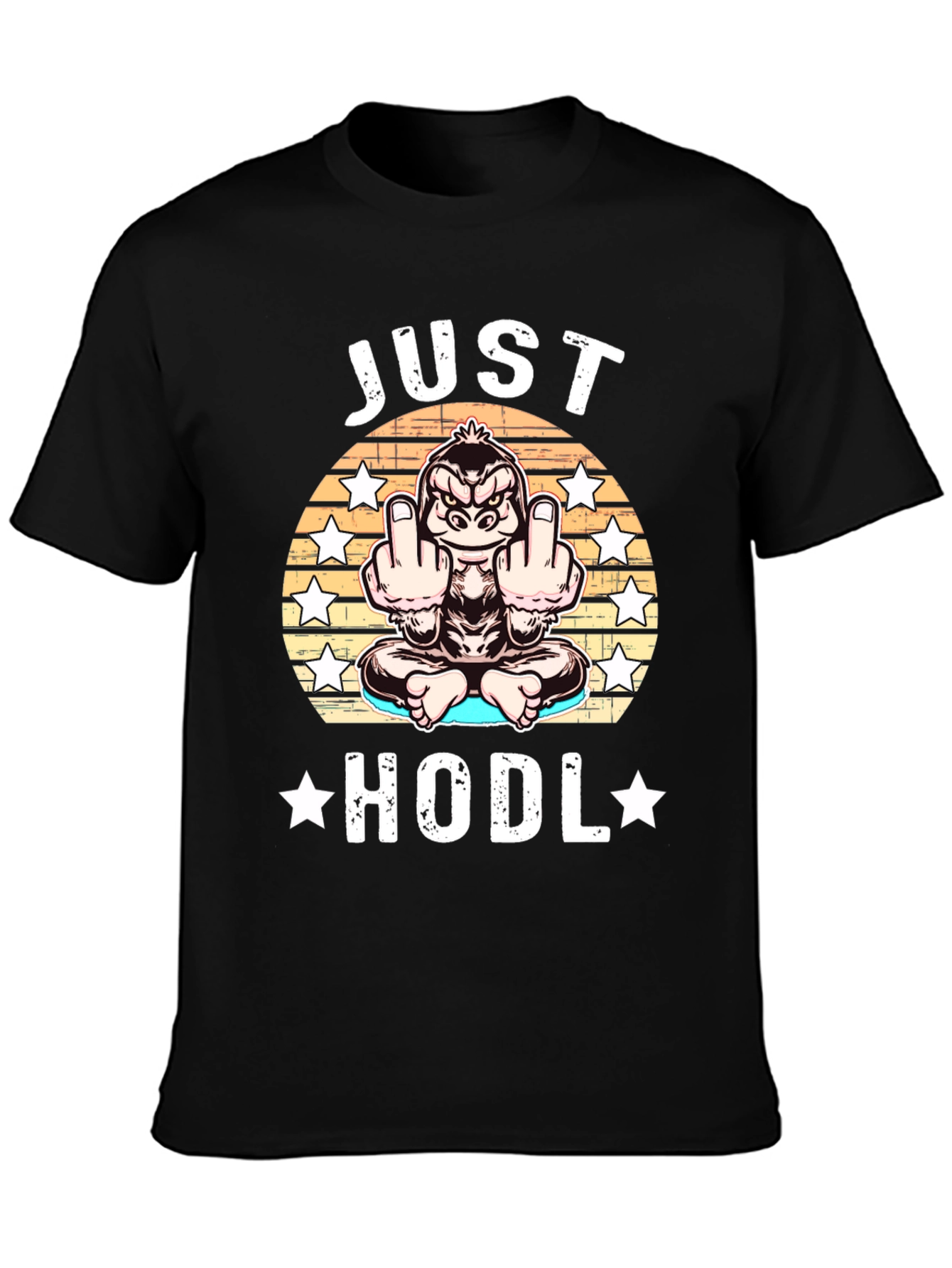 Just HODL T-Shirt Gorilla Crypto Investor