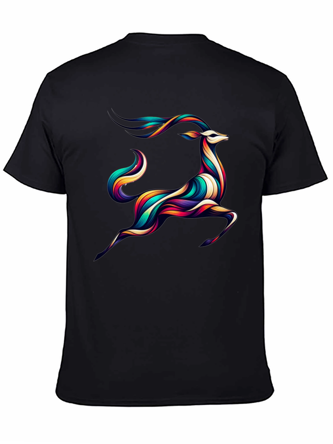Colorful Deer Graphic Tee