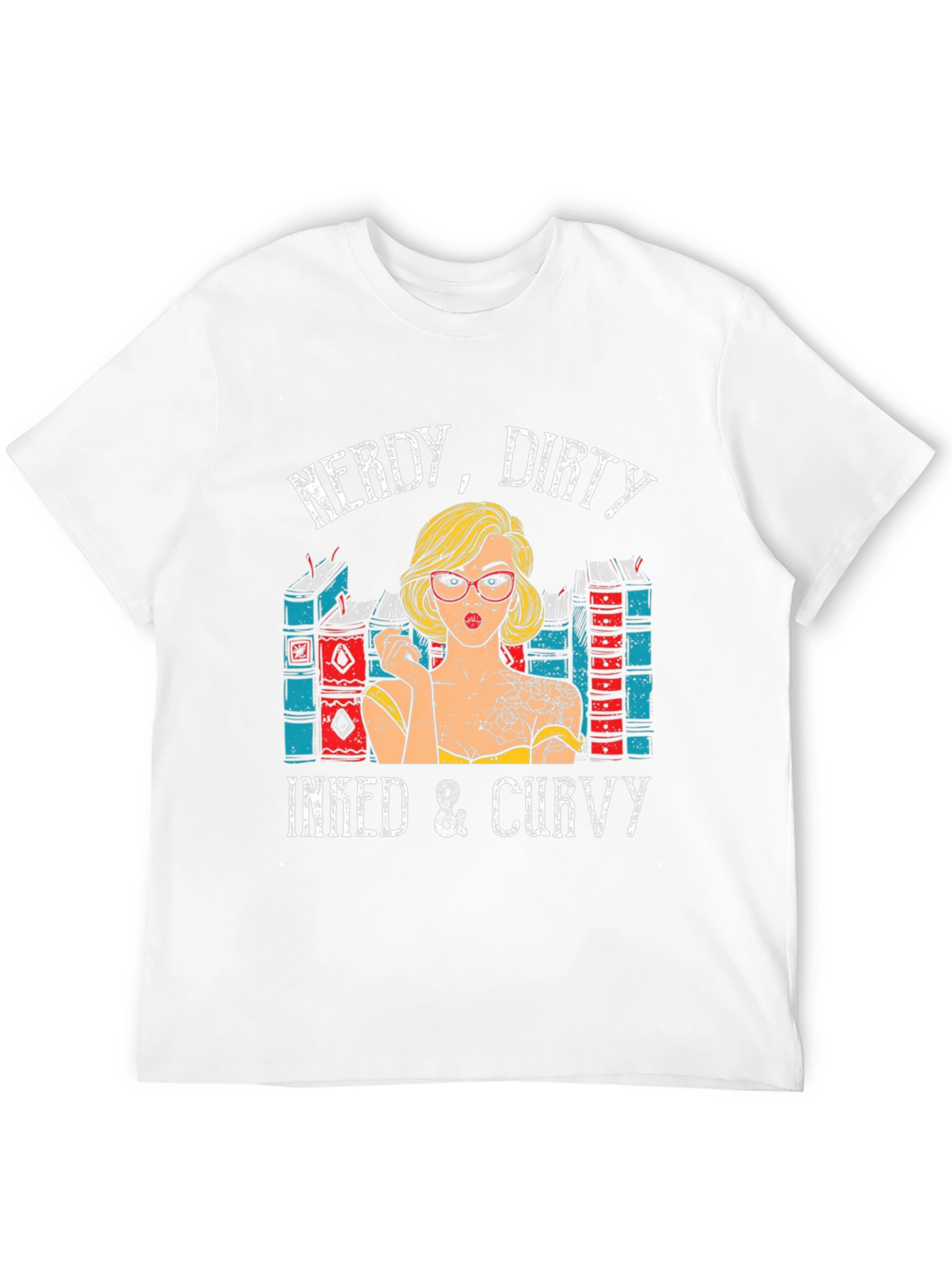 Nerdy Dirty Inked & Curvy Graphic T-Shirt