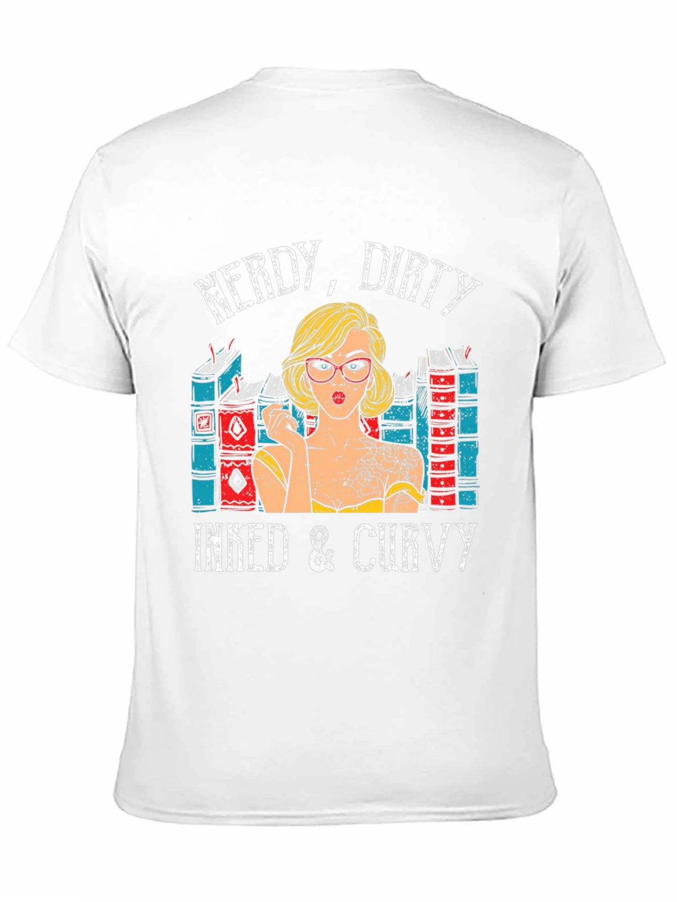 Nerdy Dirty Inked & Curvy Graphic T-Shirt