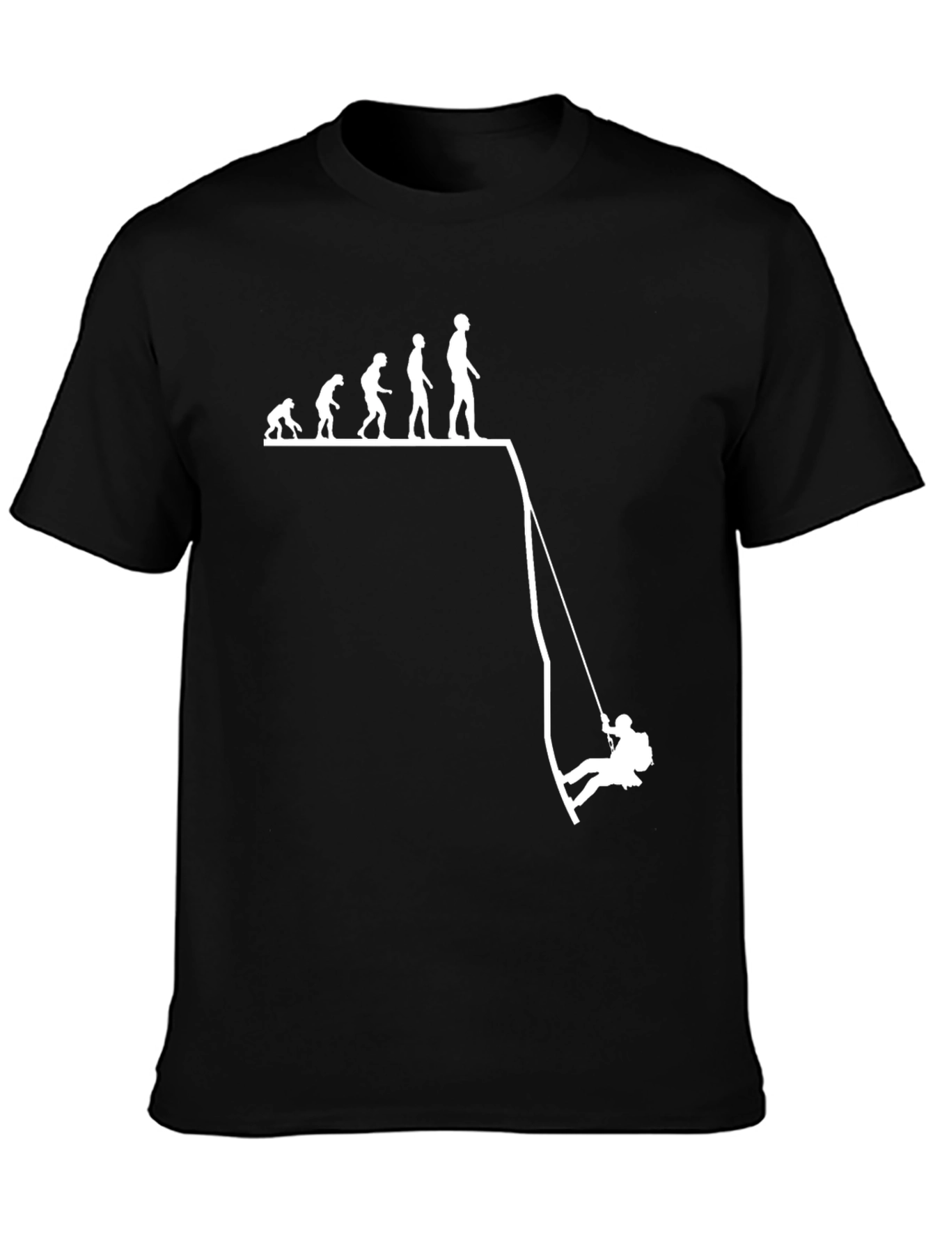 Evolution to Climber Black T-Shirt