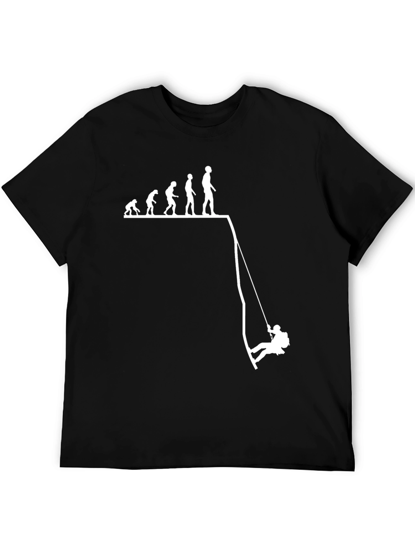 Evolution to Climber Black T-Shirt