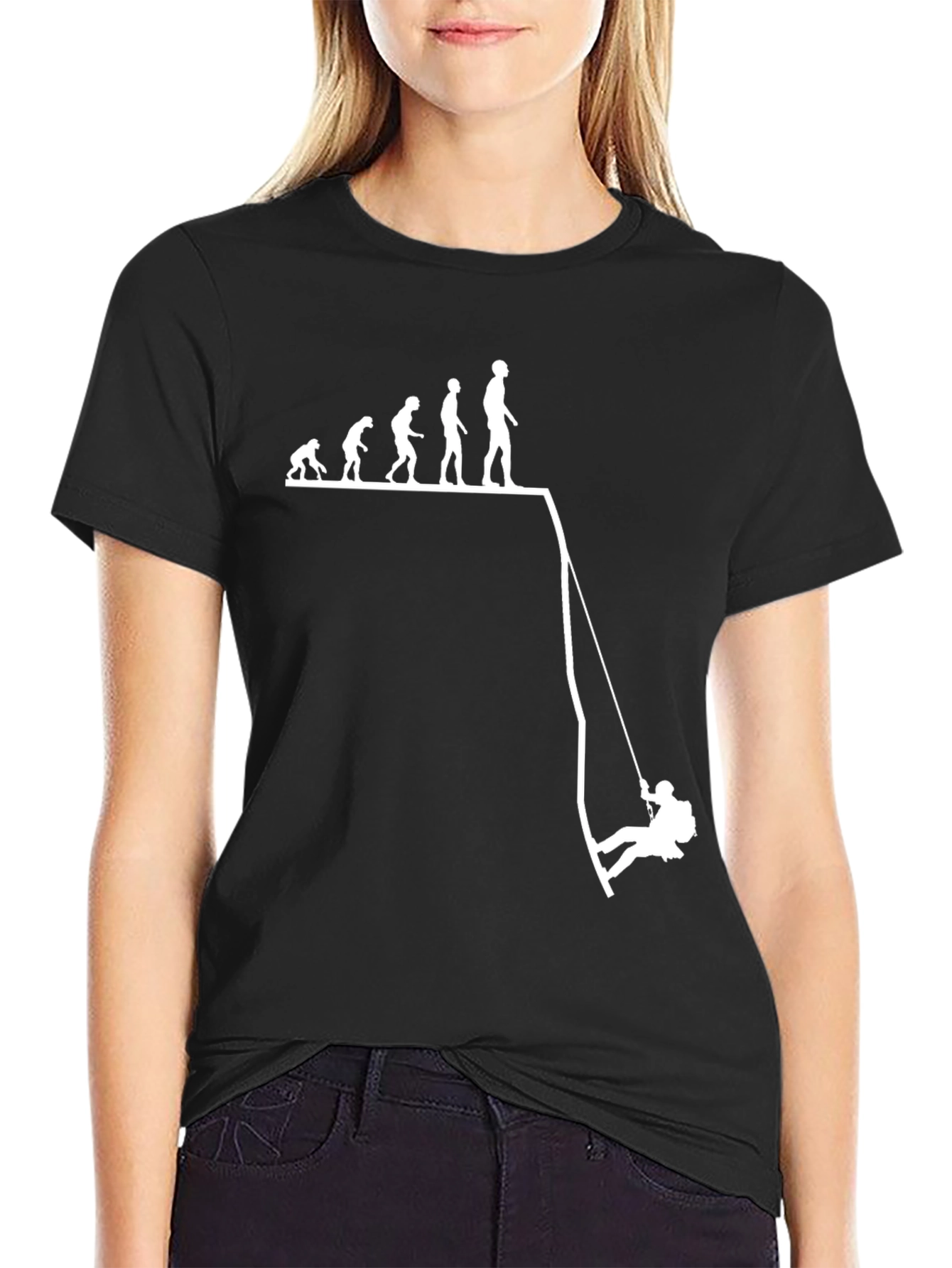 Evolution to Climber Black T-Shirt