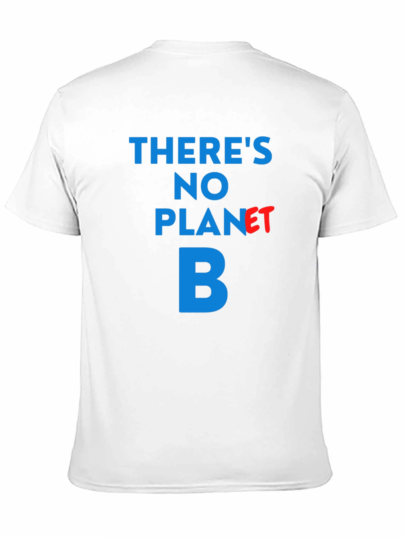 Theres No Planet B T-Shirt - Black Crew Neck