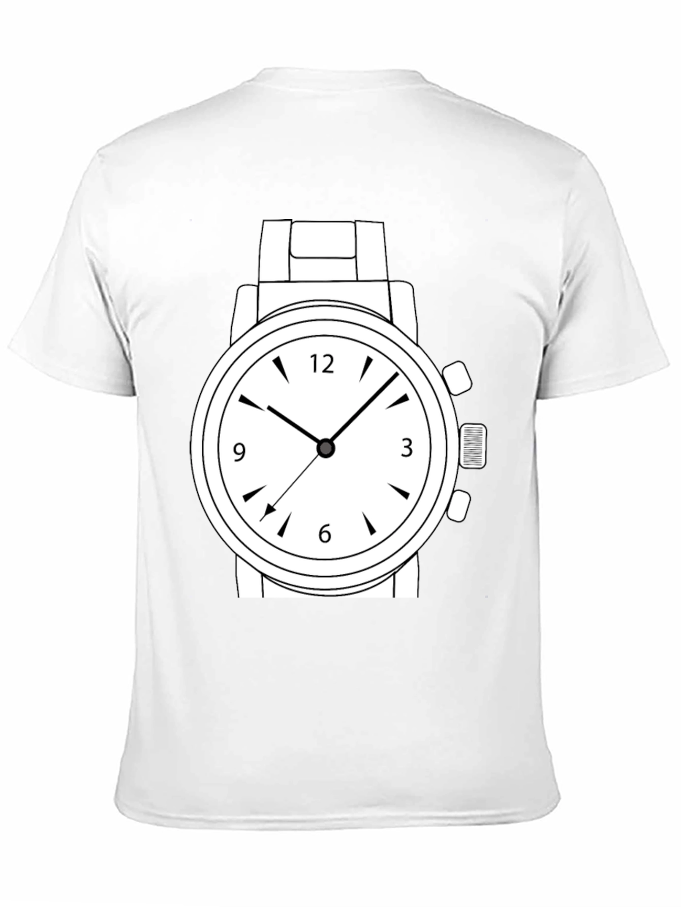 Mens Graphic T-Shirt - Watch Design