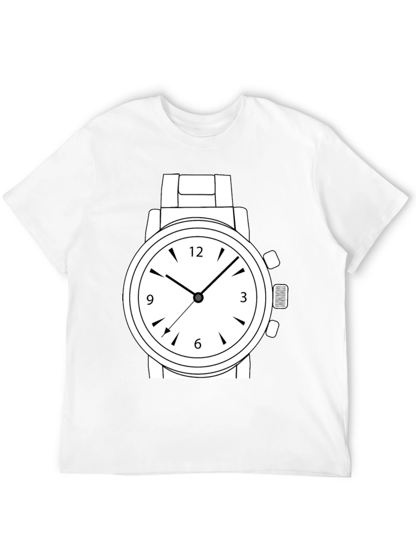 Mens Graphic T-Shirt - Watch Design