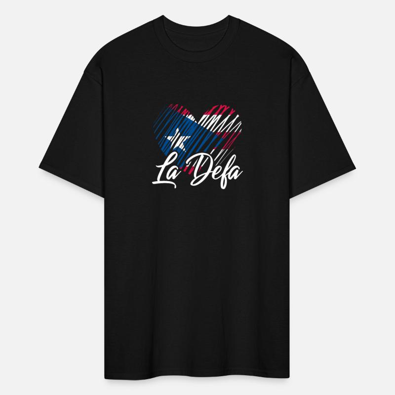 La Defa Puerto Rico Heart Flag