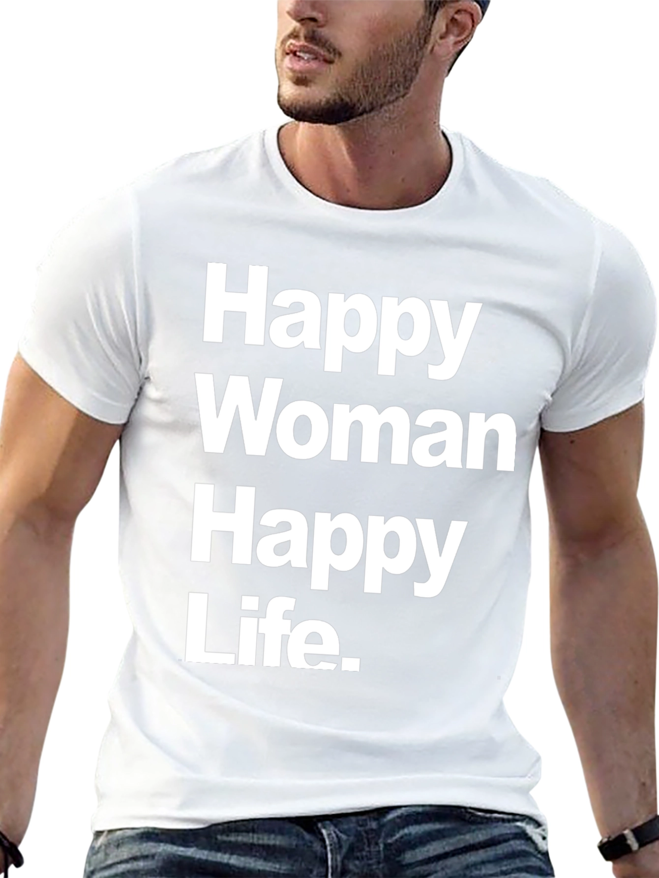 Happy Woman Happy Life Graphic Tee