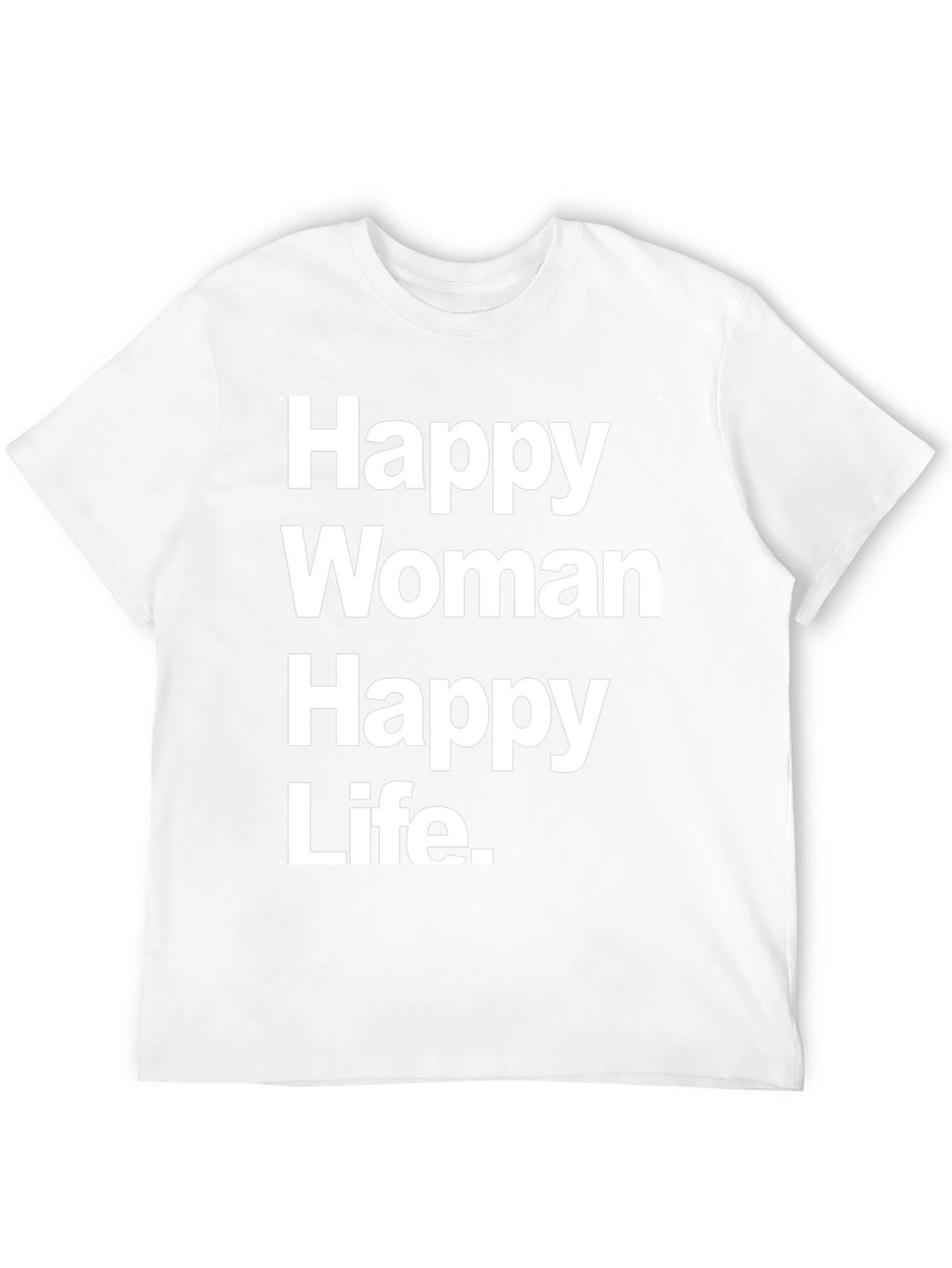 Happy Woman Happy Life Graphic Tee