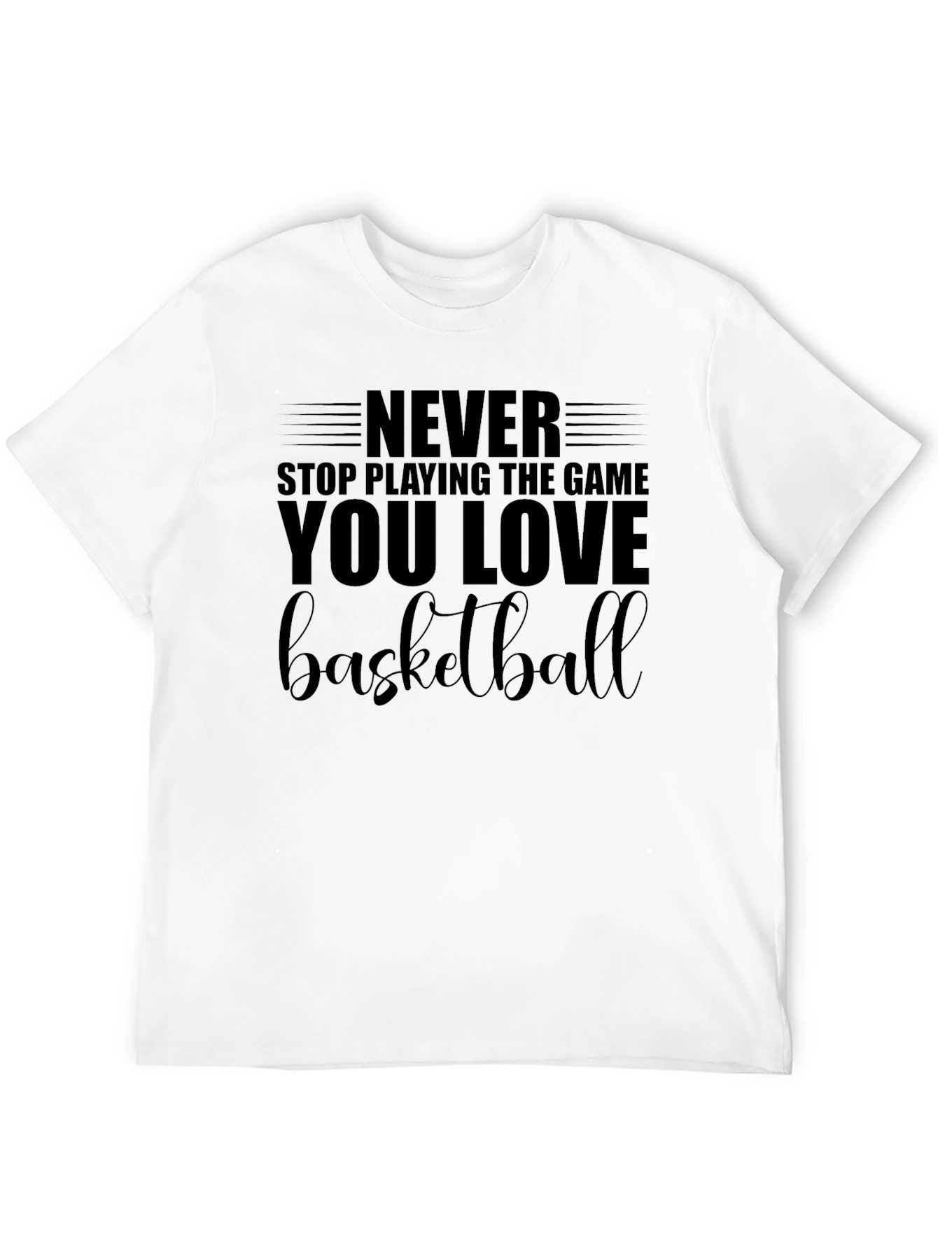 Basketball Lover Black T-Shirt