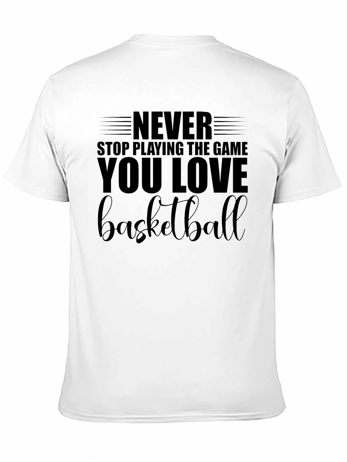 Basketball Lover Black T-Shirt