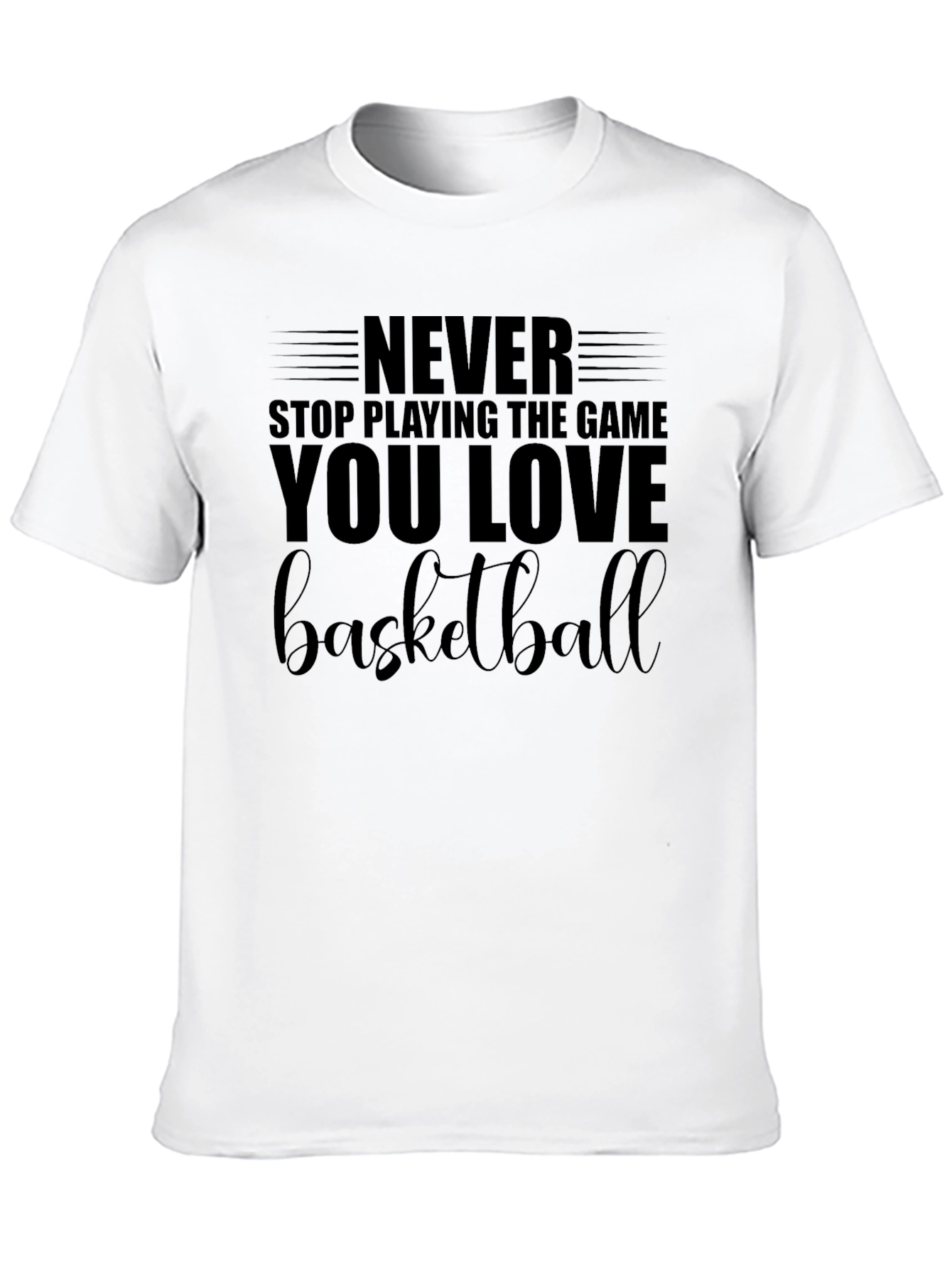 Basketball Lover Black T-Shirt