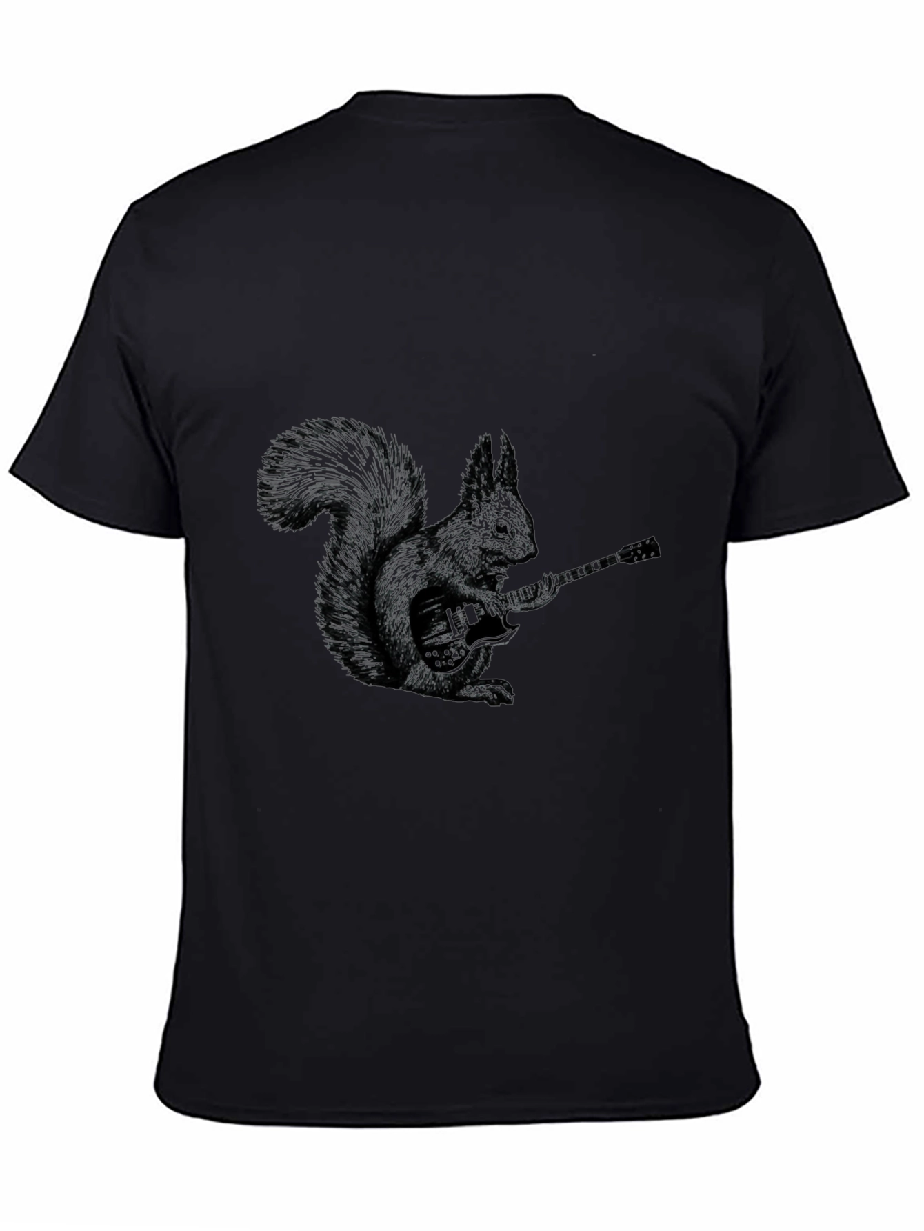 Squirrel Guitarist Graphic Tee