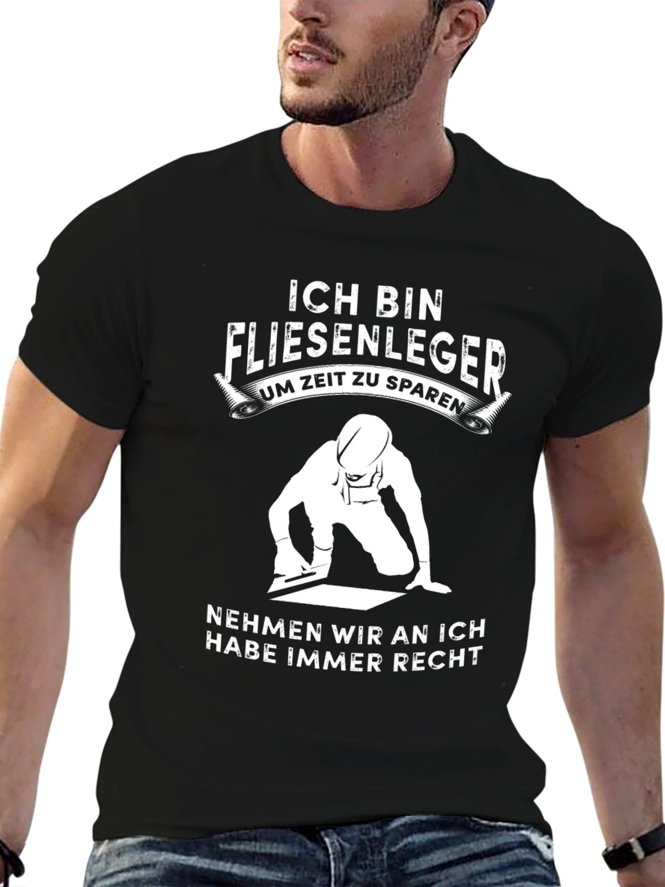 Funny German Tiler T-Shirt - I Am A Tiler