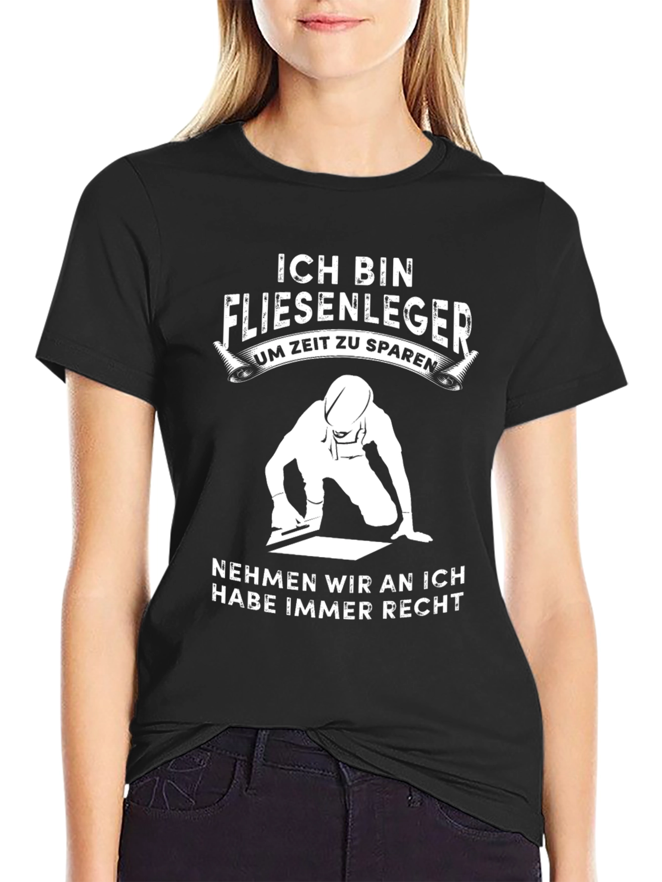 Funny German Tiler T-Shirt - I Am A Tiler