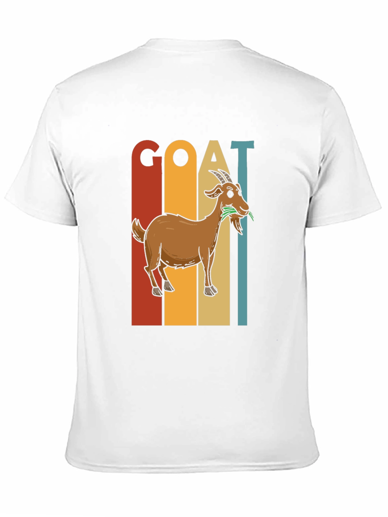 Retro GOAT Graphic T-Shirt - Farm Animal Tee