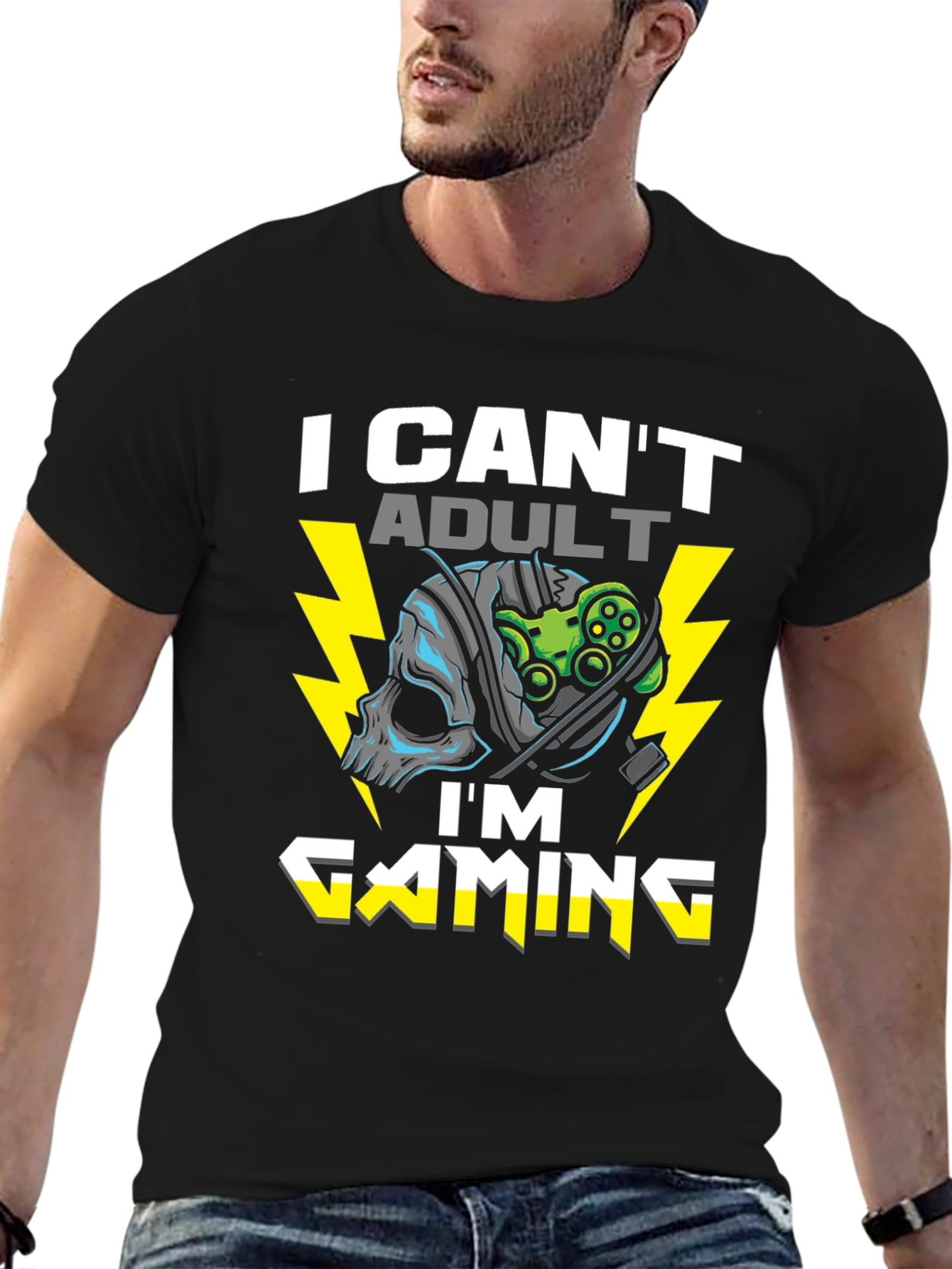 I Cant Adult Im Gaming T-Shirt