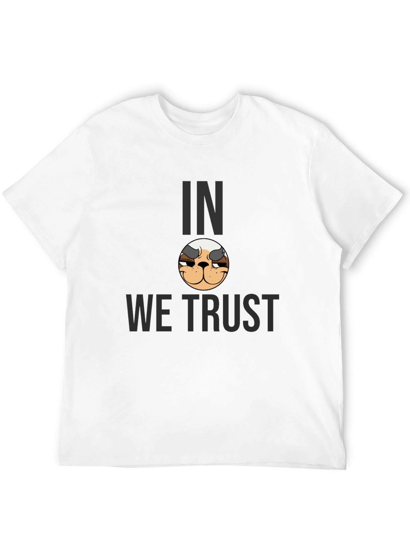 In Doge We Trust Graphic Tee - Black