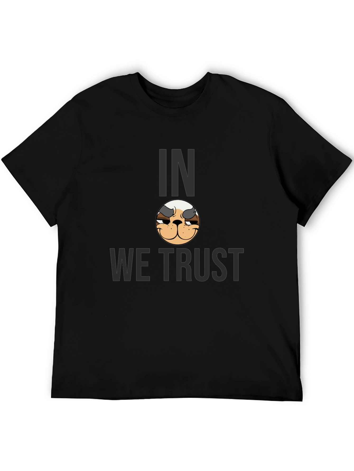 In Doge We Trust Graphic Tee - Black