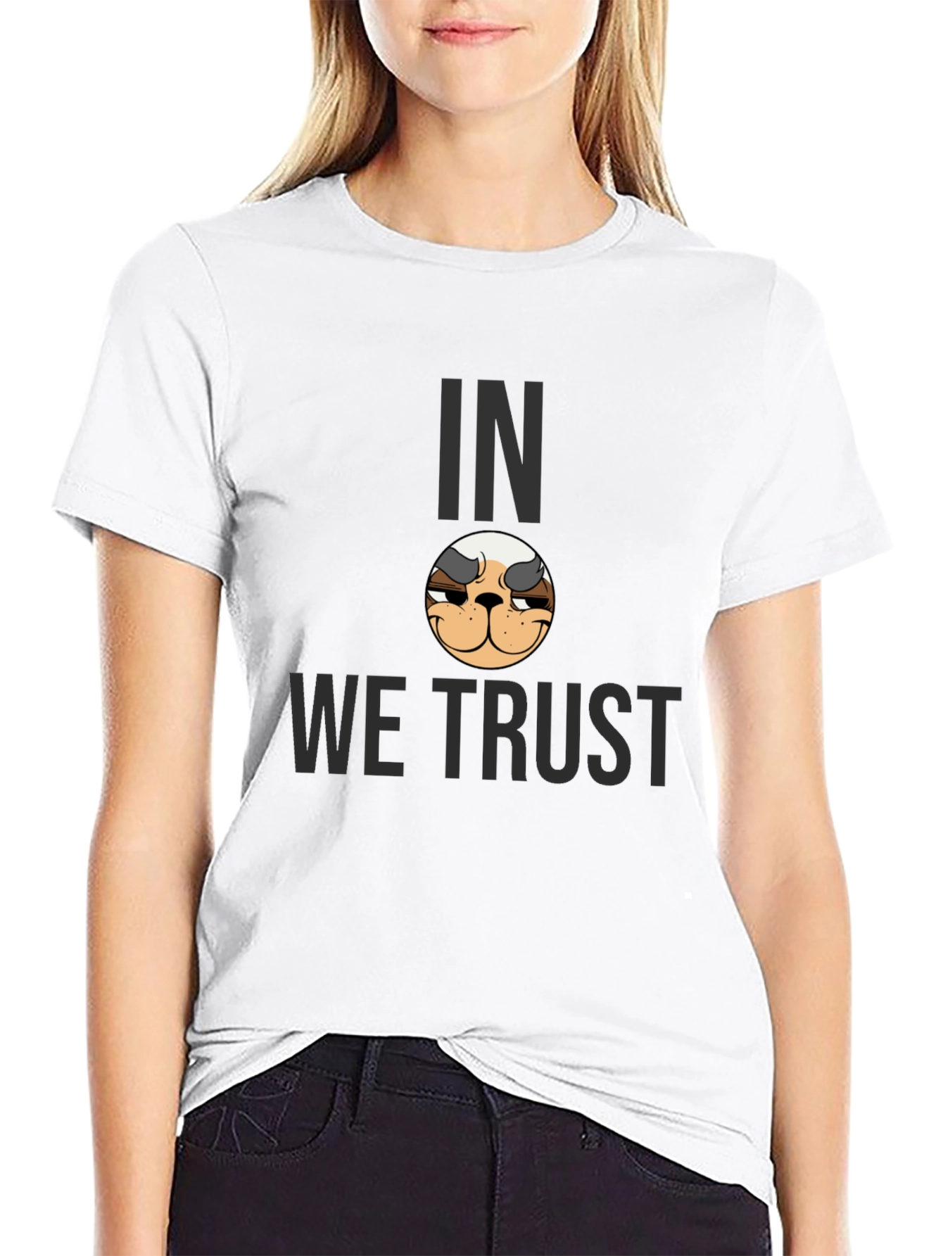 In Doge We Trust Graphic Tee - Black