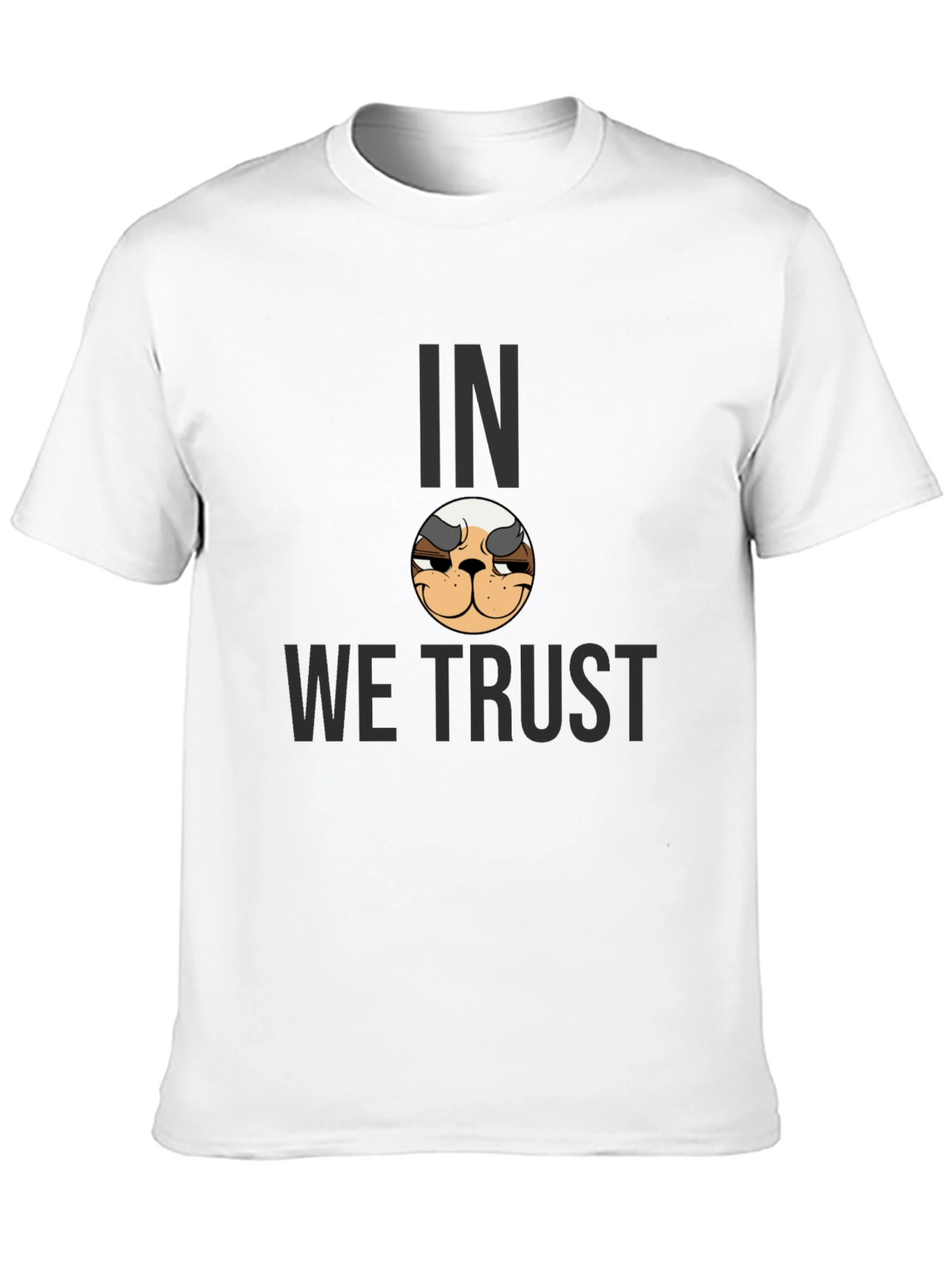 In Doge We Trust Graphic Tee - Black