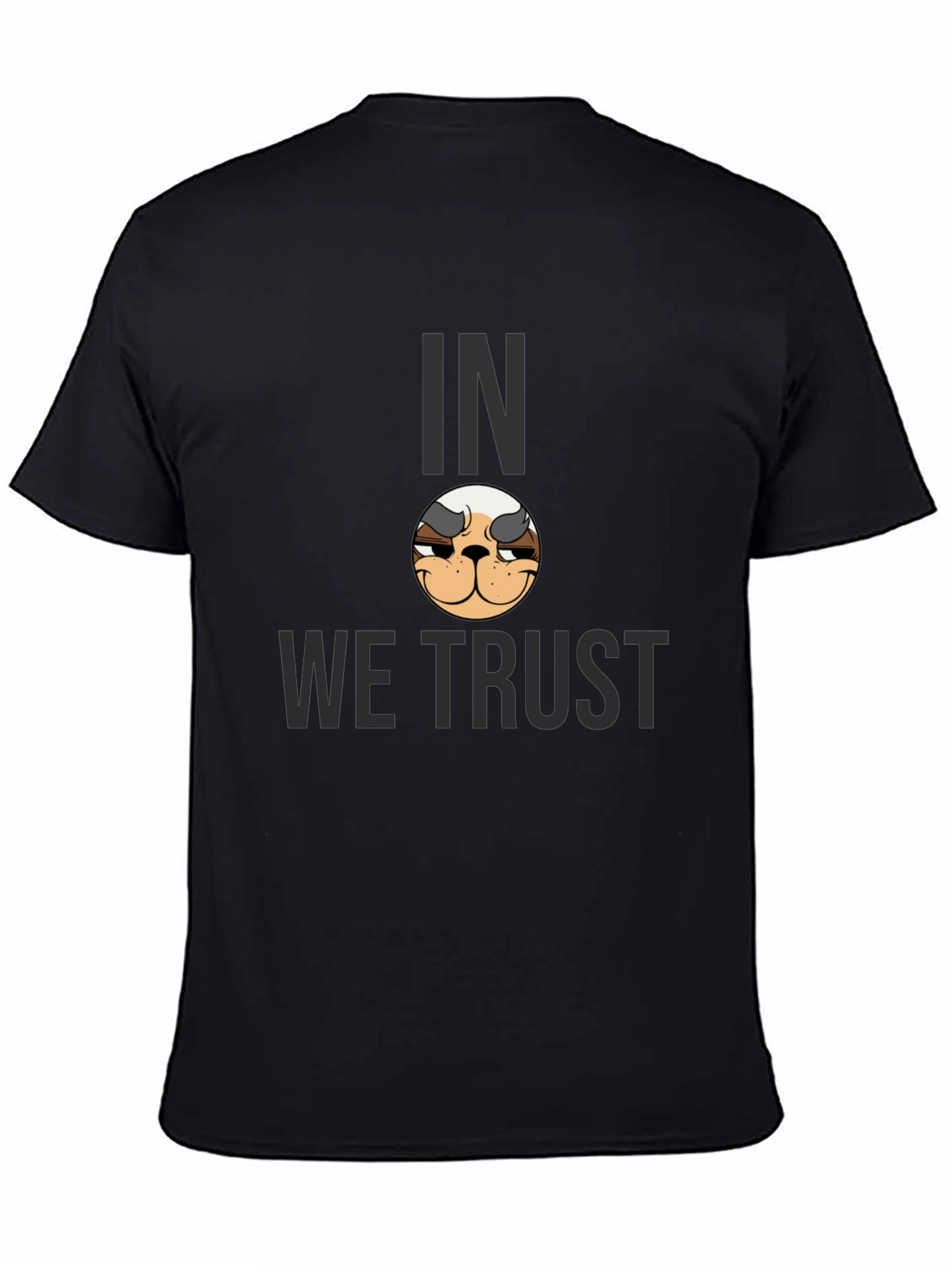 In Doge We Trust Graphic Tee - Black