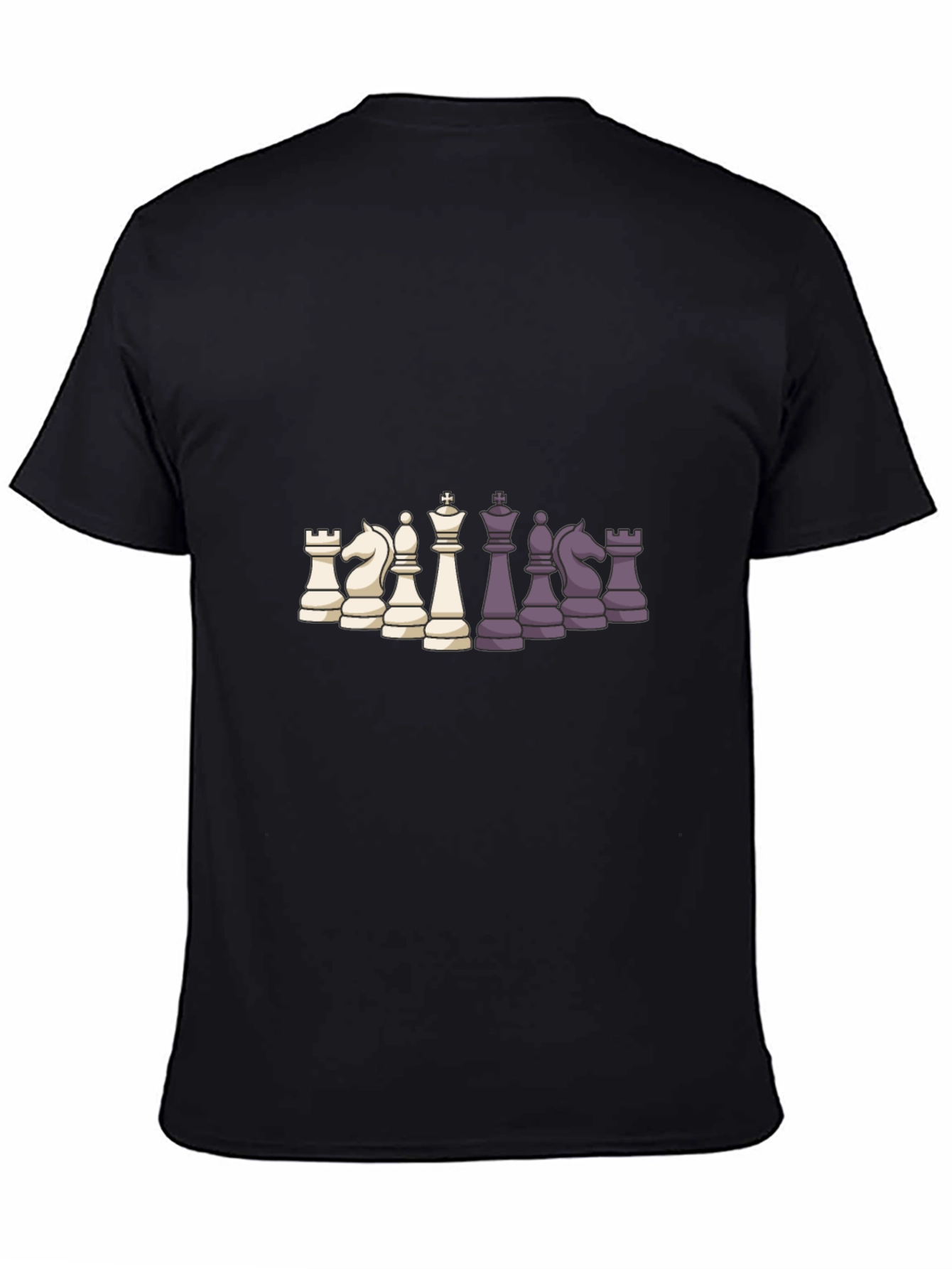 Chess Piece Graphic Print T-Shirt