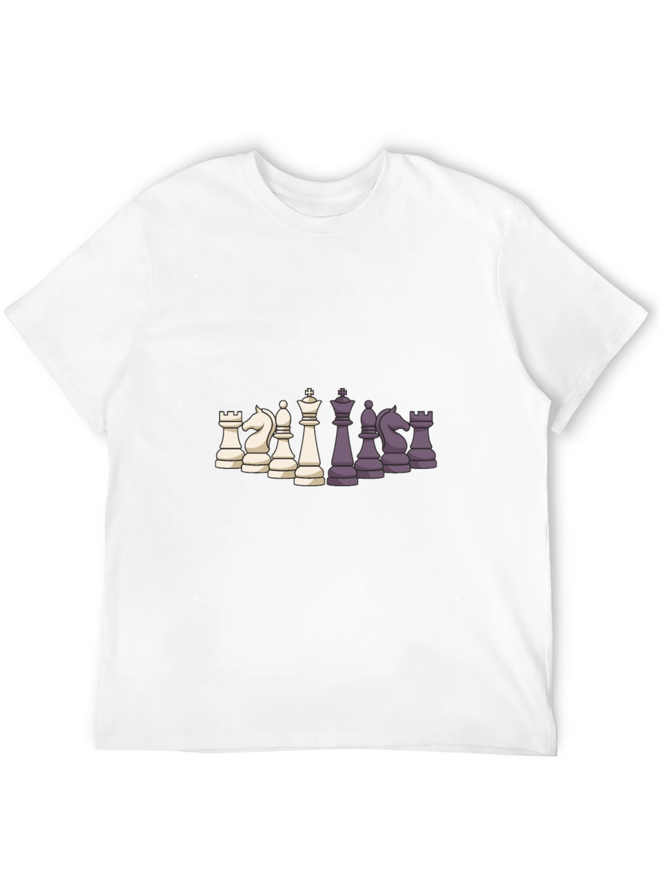 Chess Piece Graphic Print T-Shirt