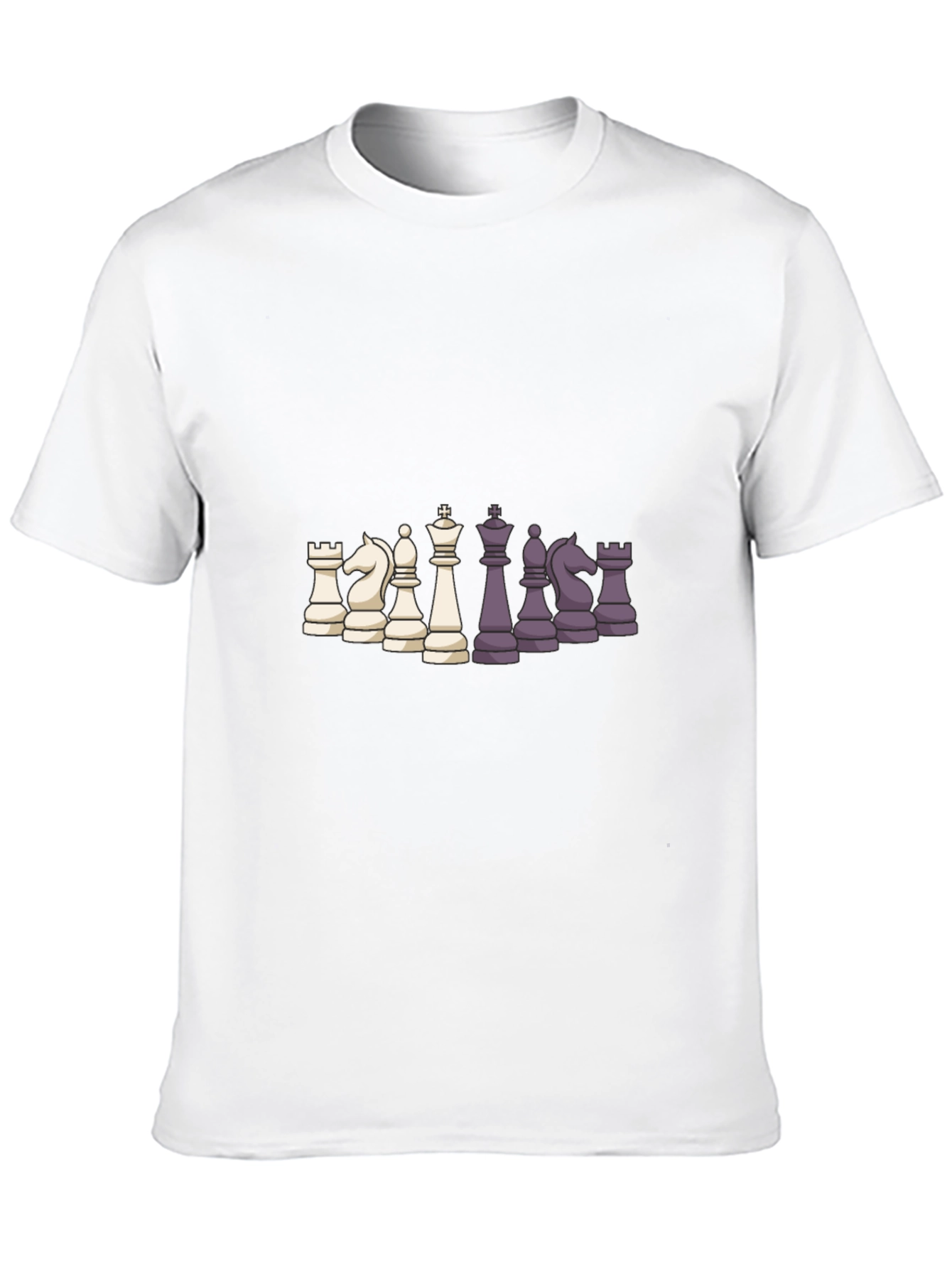 Chess Piece Graphic Print T-Shirt