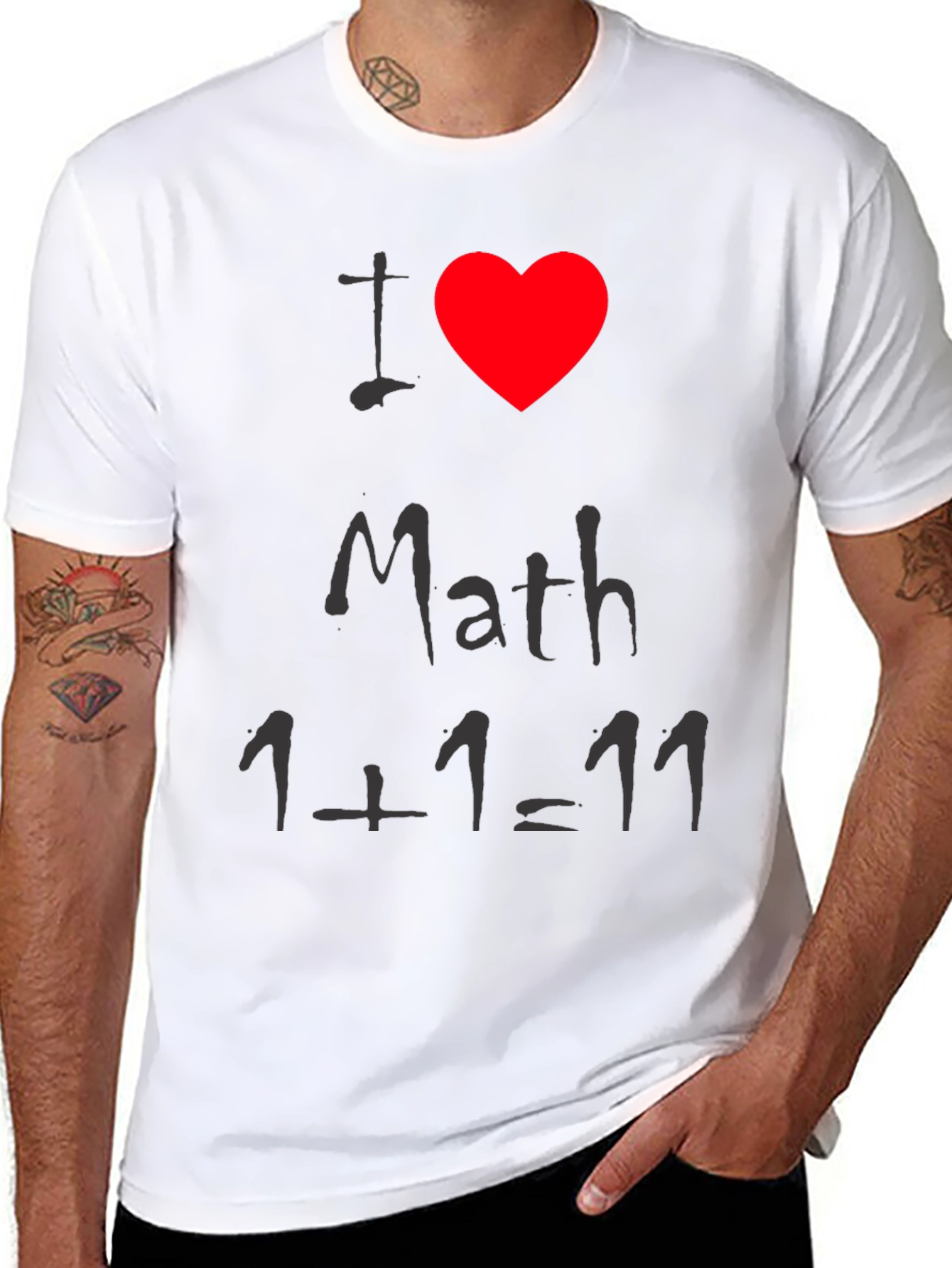 I Heart Math Funny T-Shirt