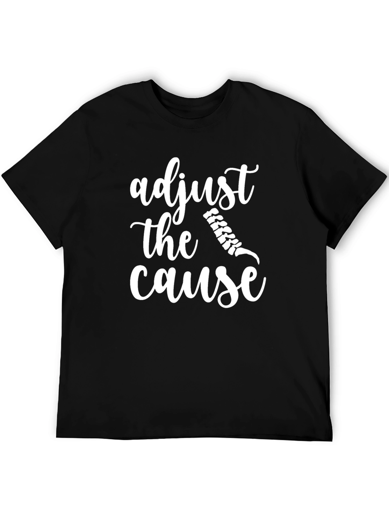 Adjust the Cause Black T-Shirt
