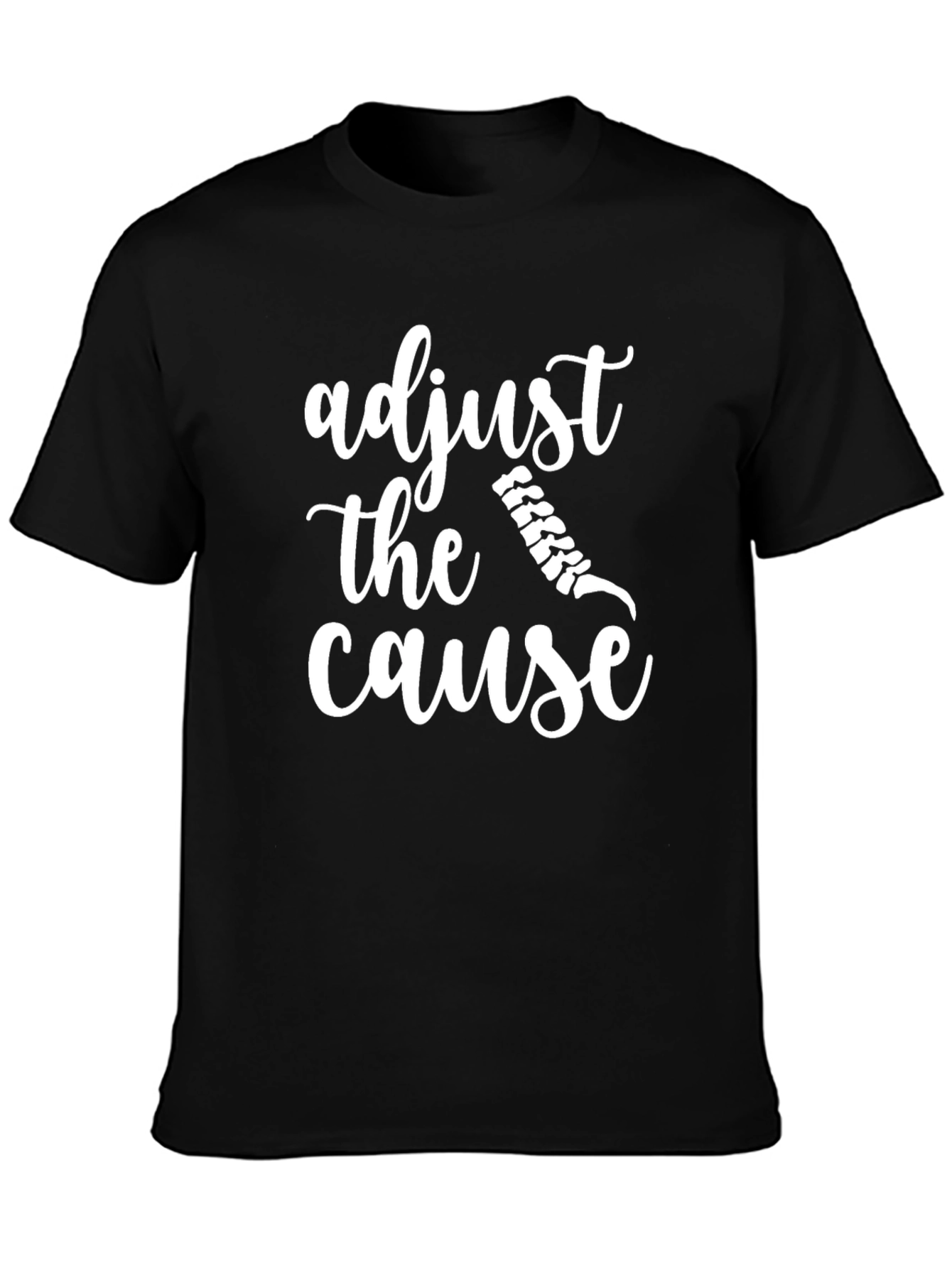 Adjust the Cause Black T-Shirt