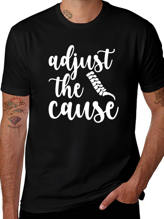 Adjust the Cause Black T-Shirt